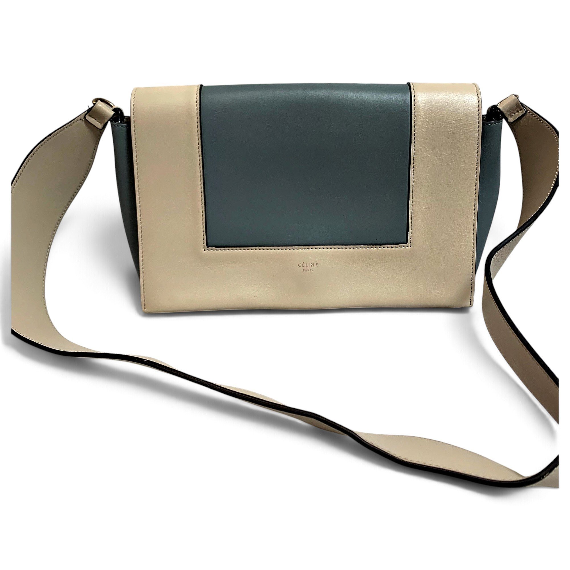 Frame leather crossbody bag