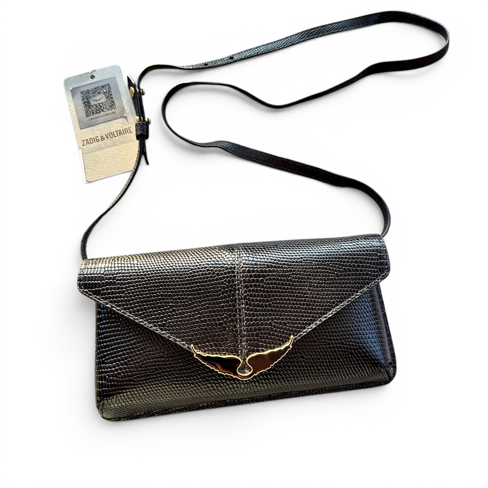 Rock leather crossbody bag