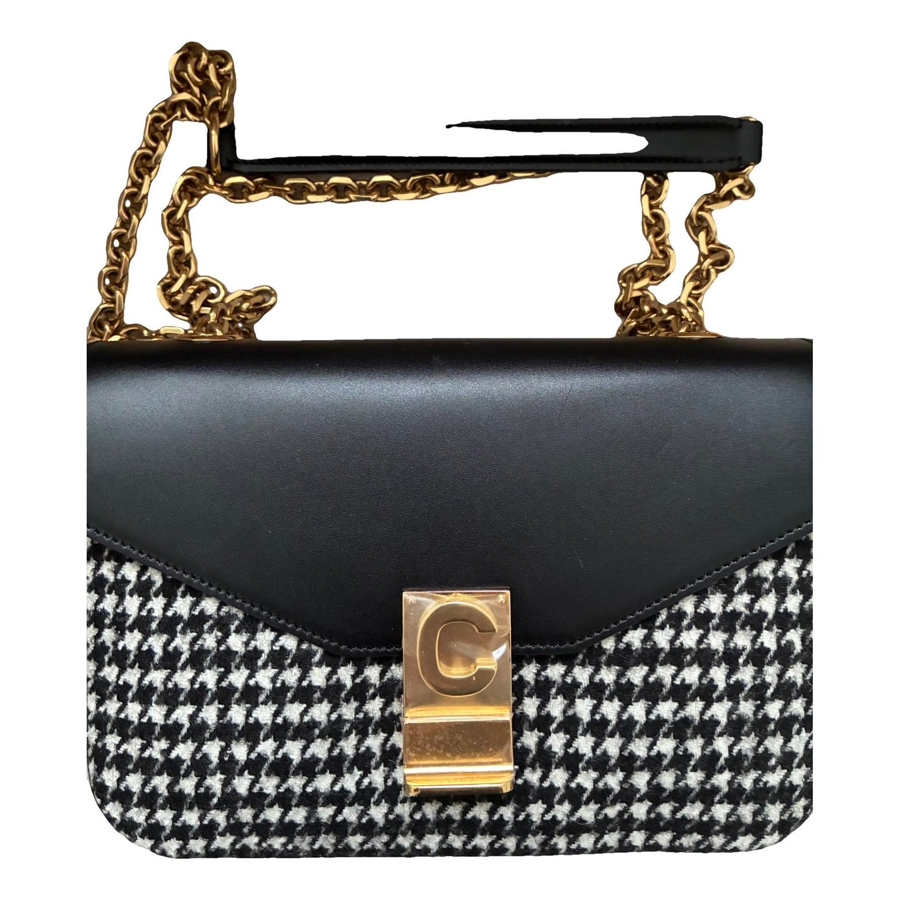 C bag leather handbag