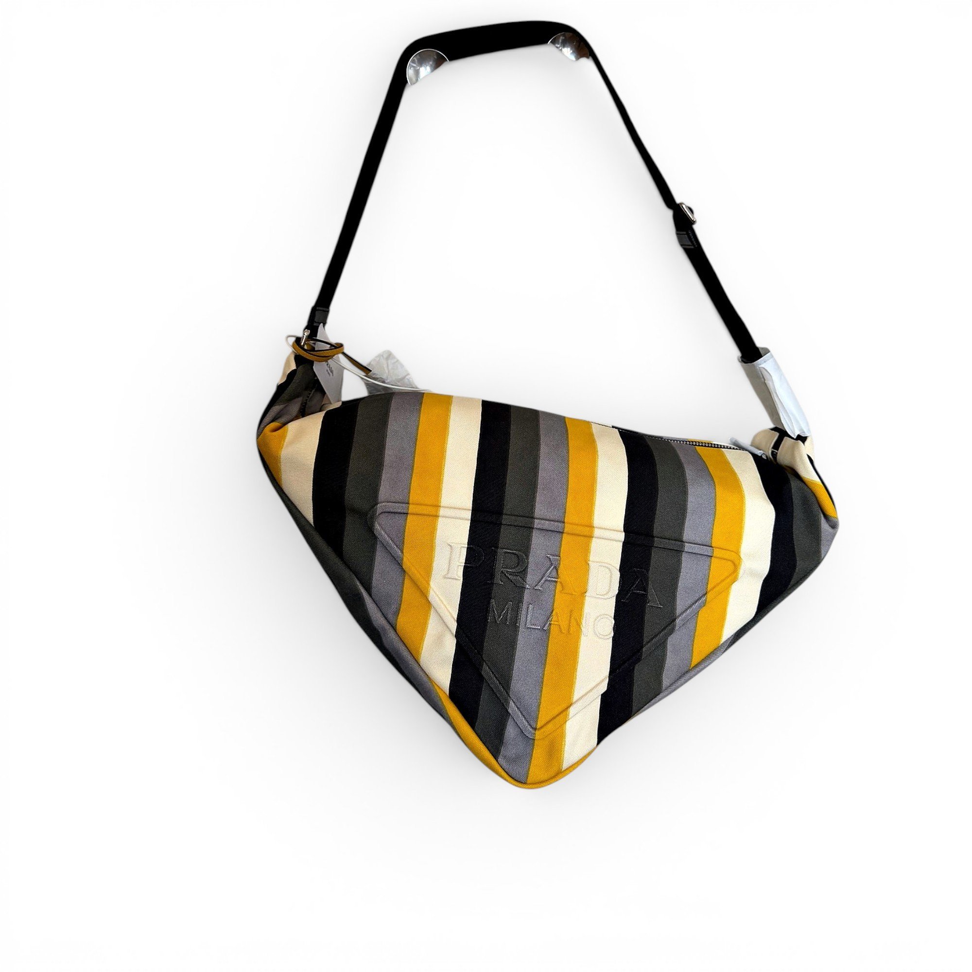Triangle cloth handbag