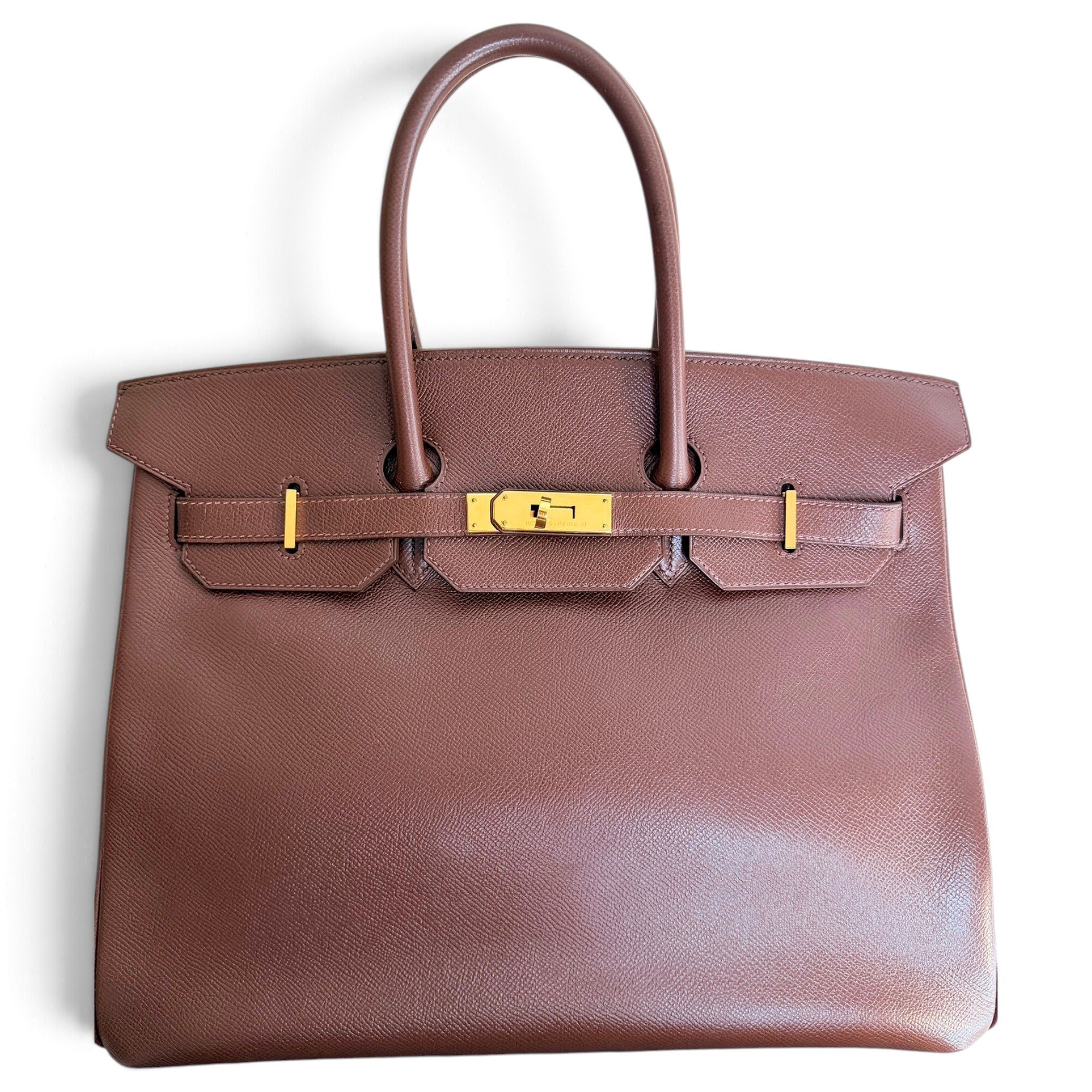 Birkin 35 leather handbag