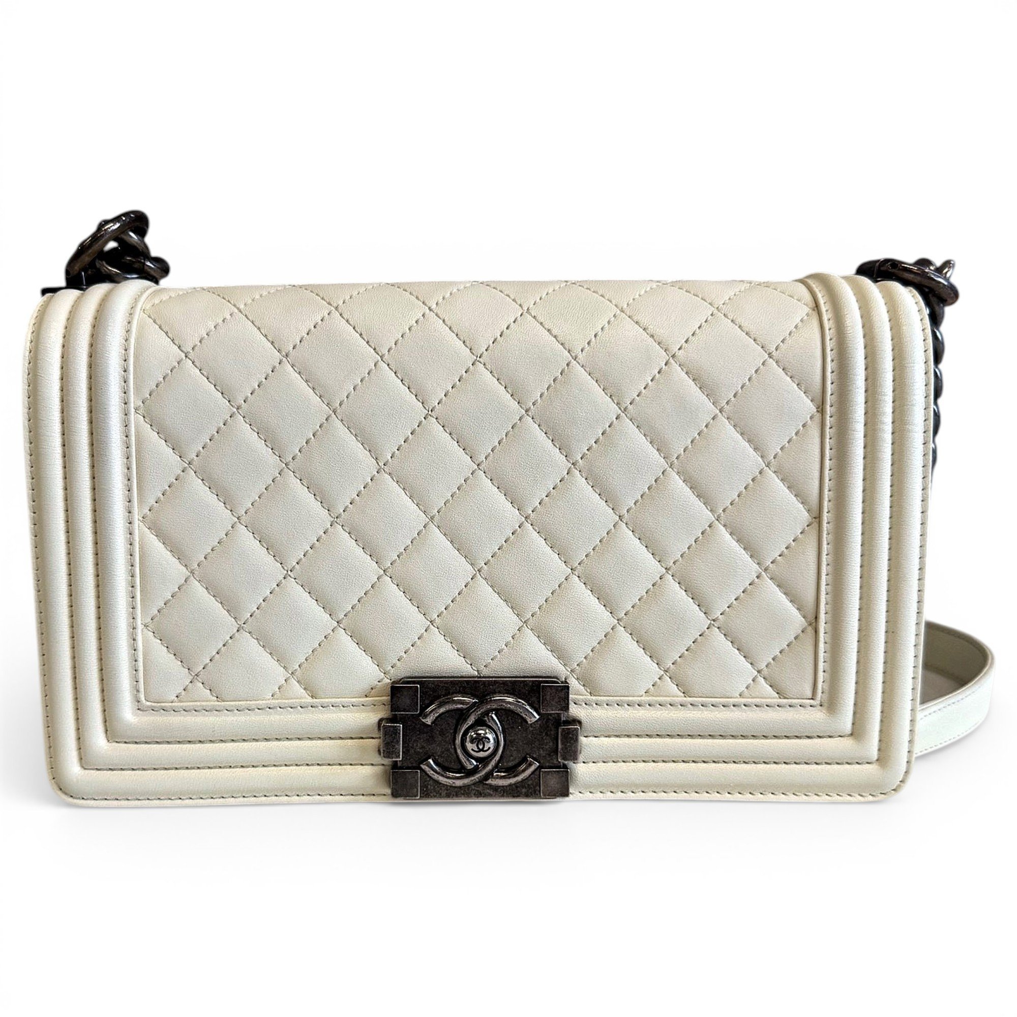 Boy leather crossbody bag