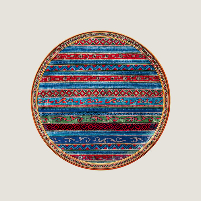 Sans Coloris Cheval d'Orient Cake Plate