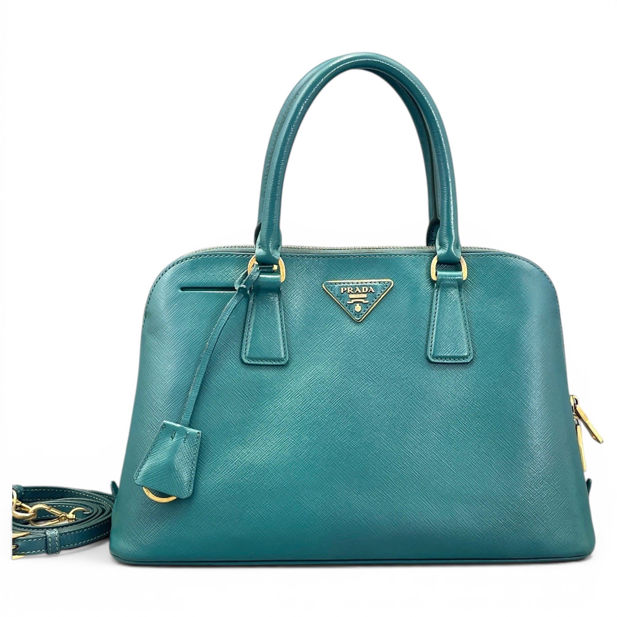 Promenade leather handbag