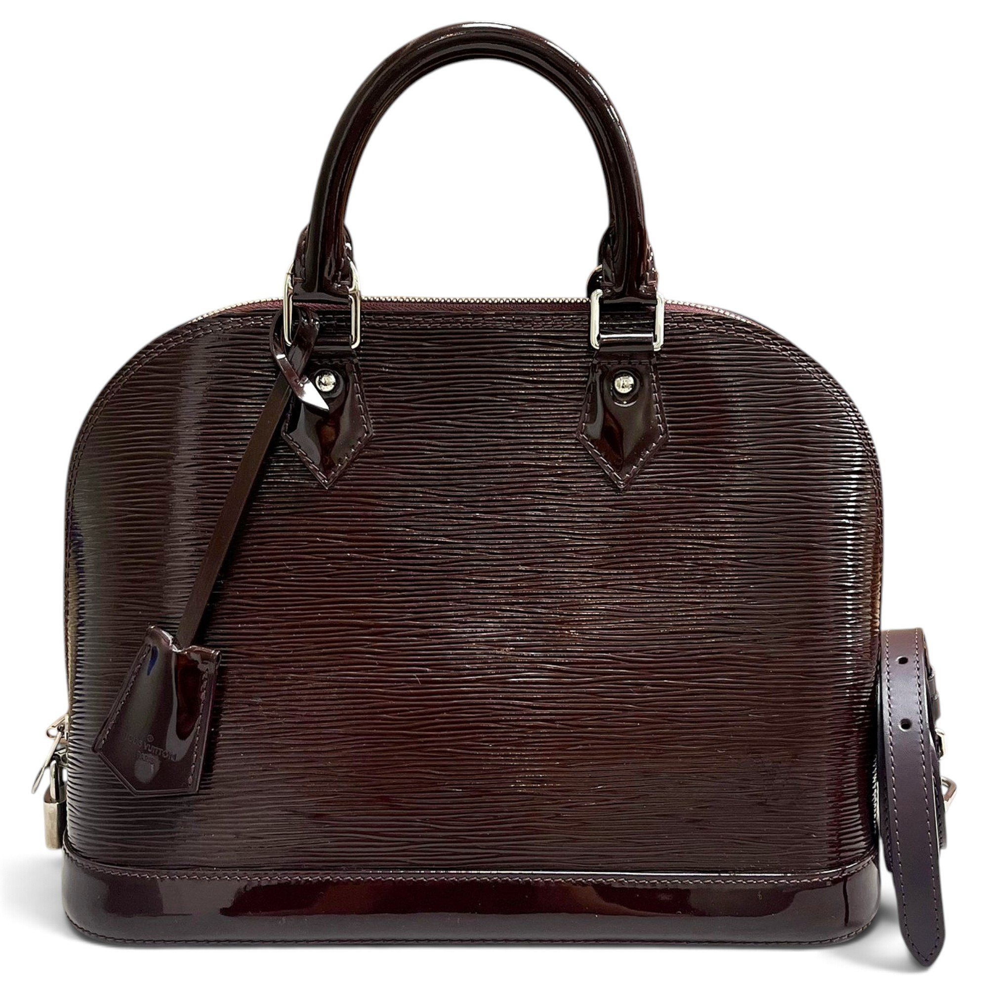 Alma patent leather handbag