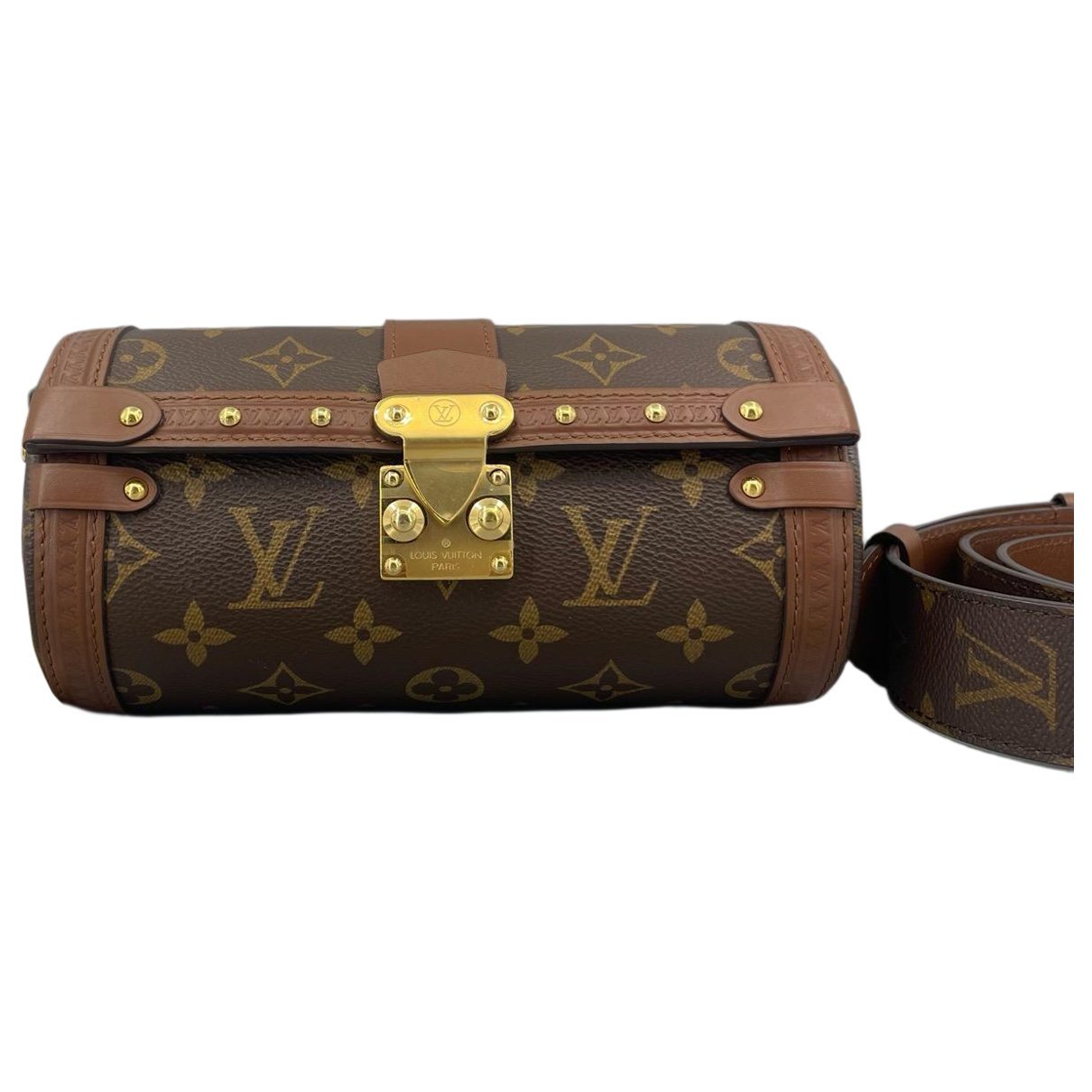 Papillon Trunk leather handbag