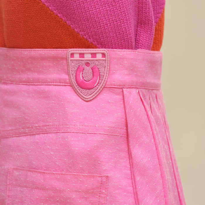 Rose Sakura Pleated Culottes