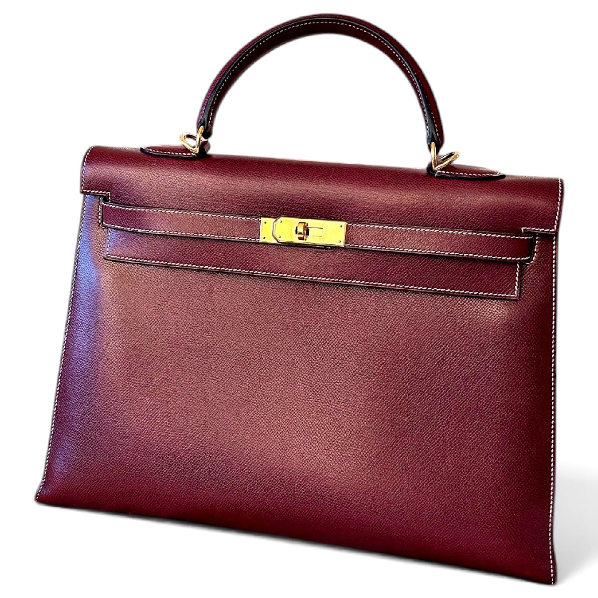 Kelly 35 leather handbag