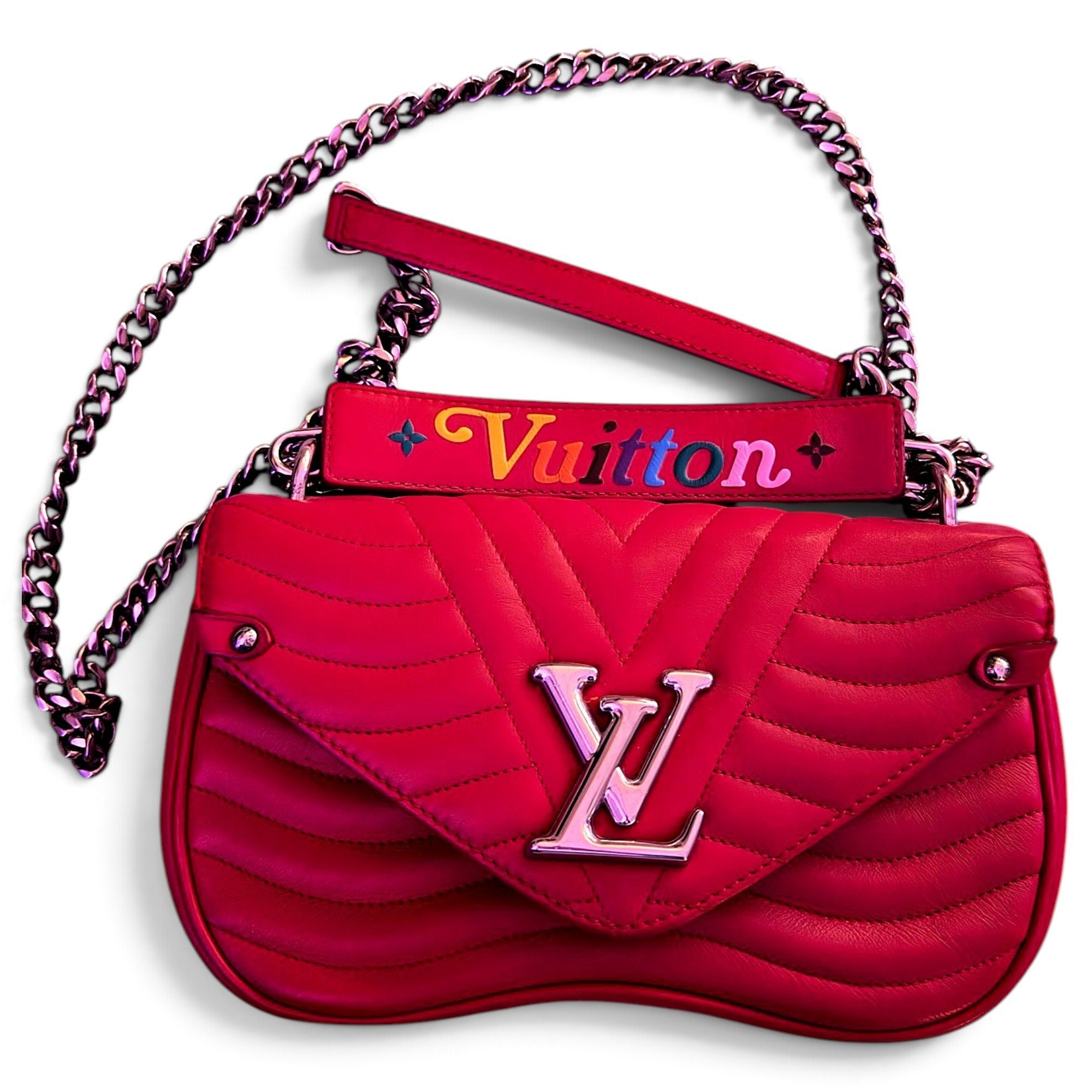 New Wave leather handbag