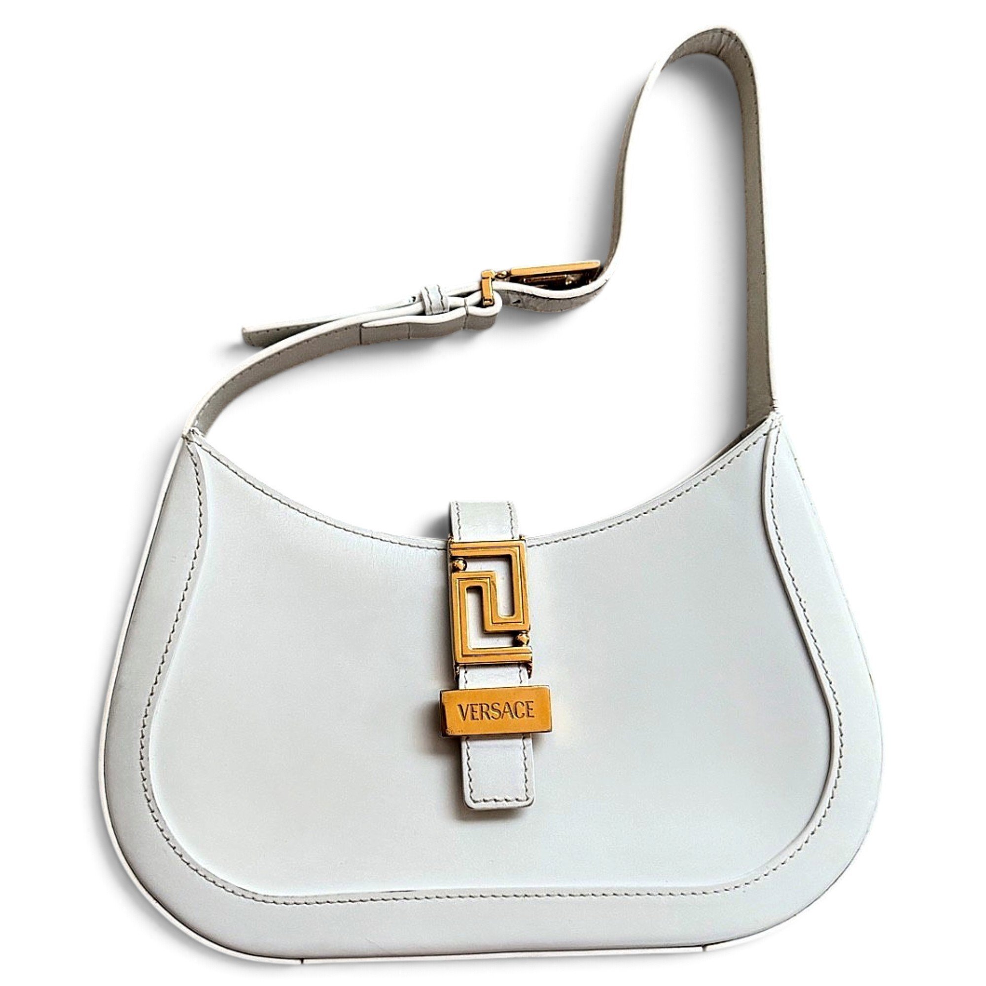 Greca Goddess leather handbag
