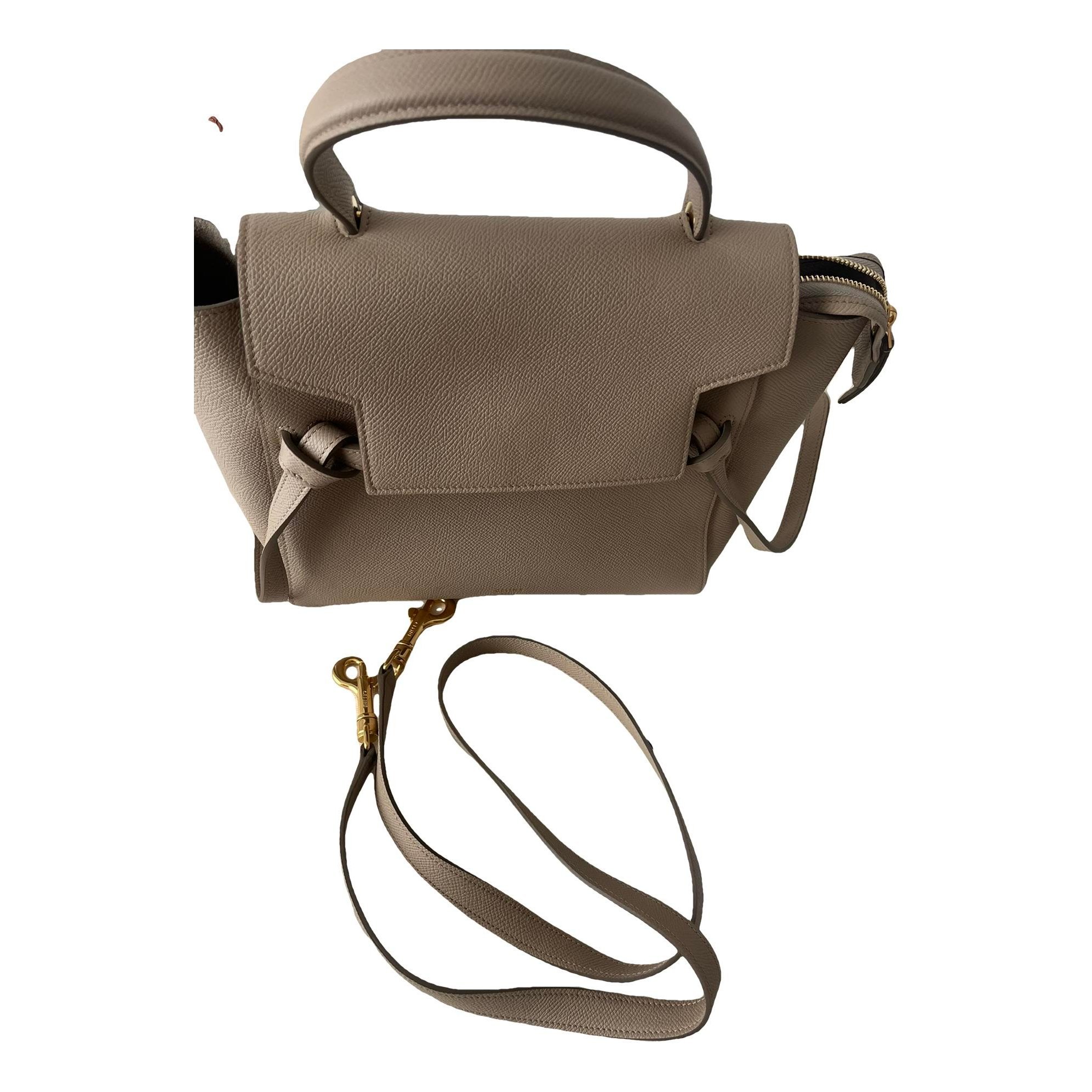Belt leather handbag