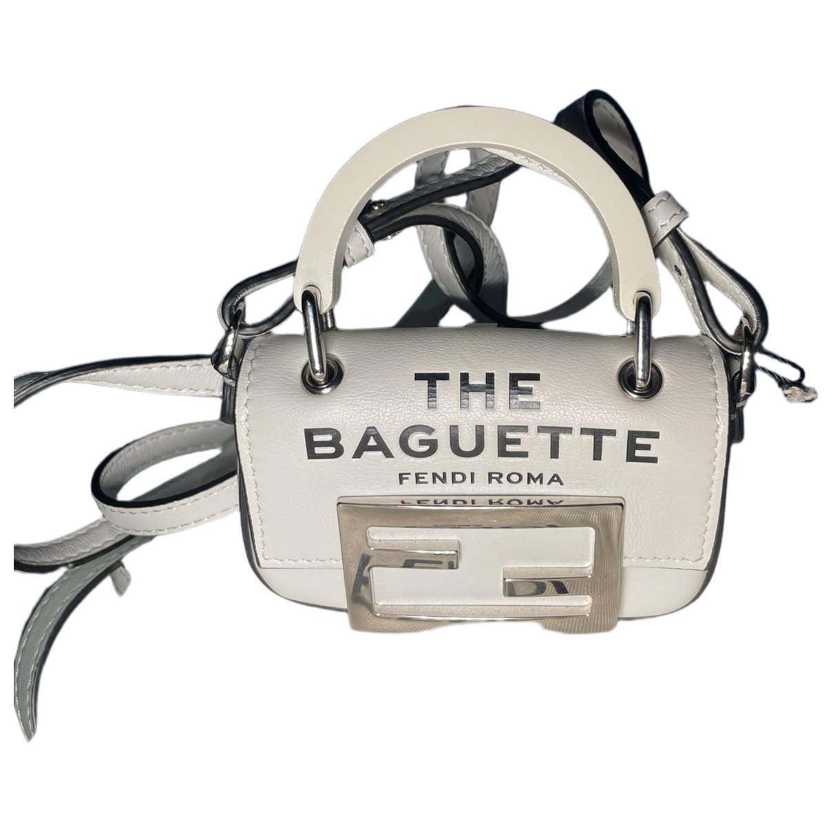 Baguette leather handbag