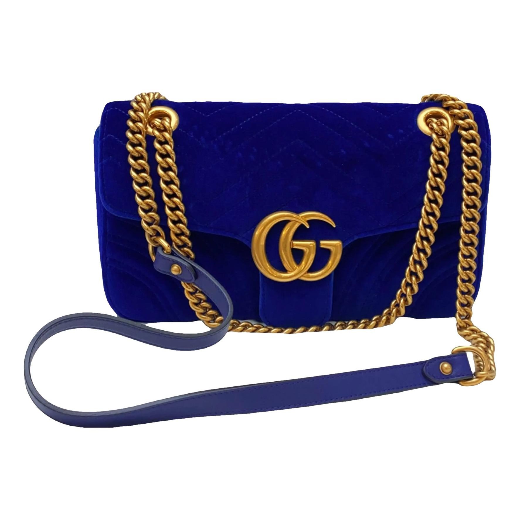 Marmont velvet crossbody bag
