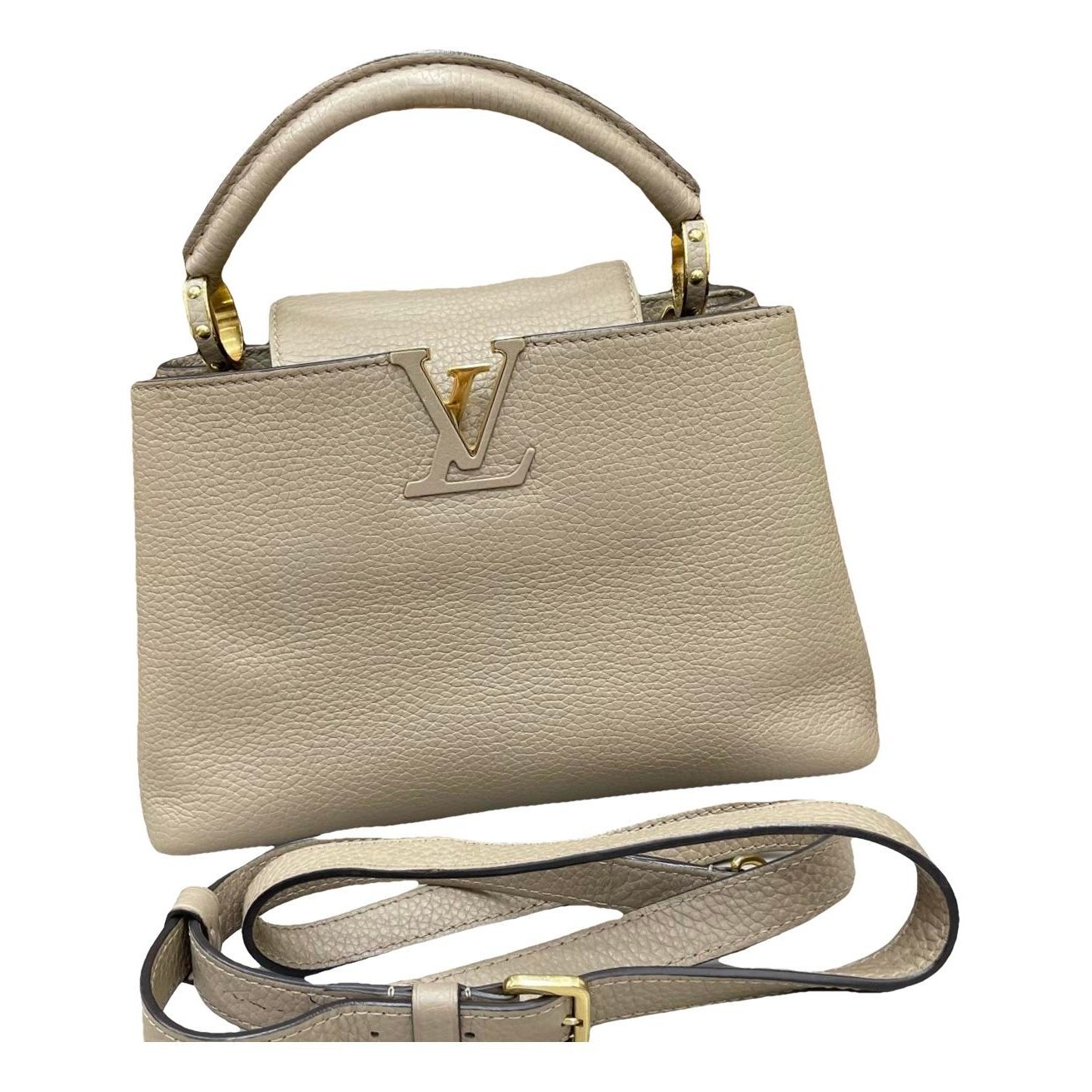 Capucines leather handbag