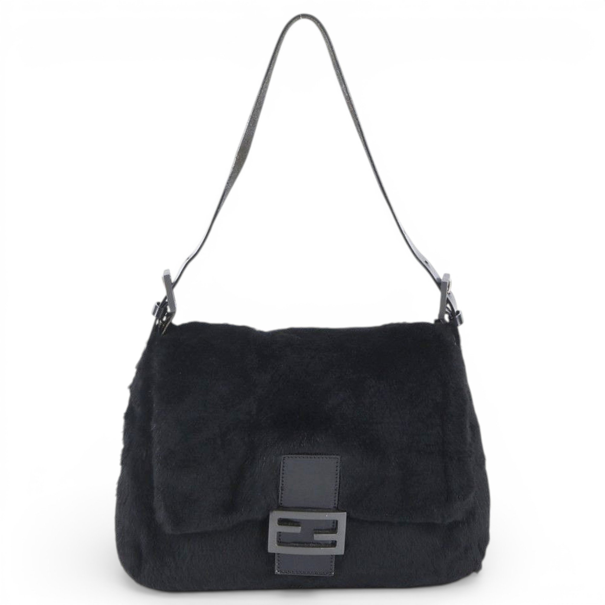 Baguette leather handbag