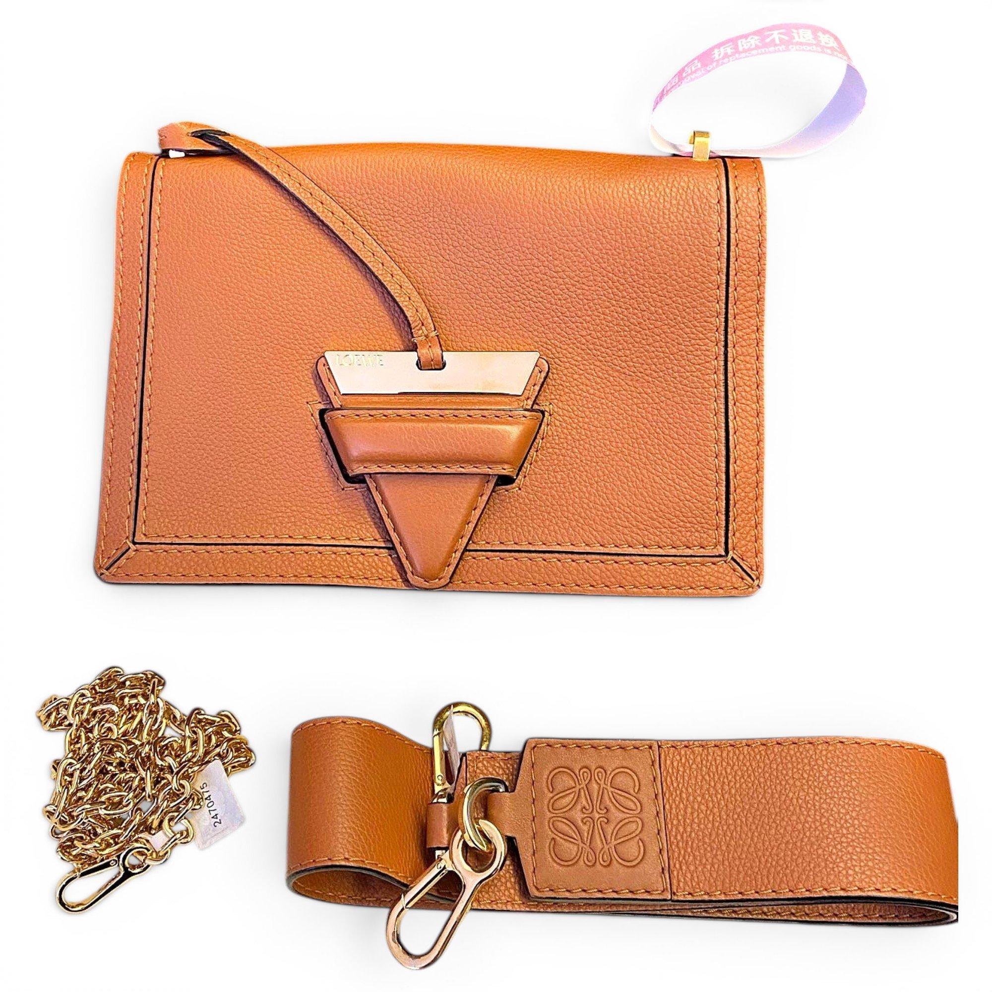 Barcelona leather handbag