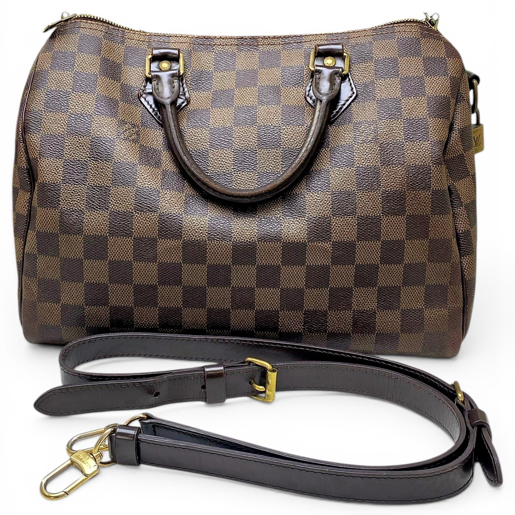 Speedy Bandoulière leather handbag