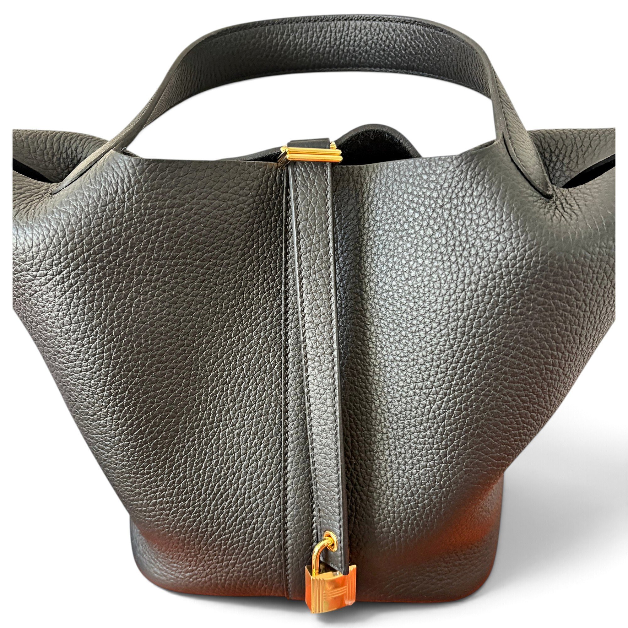 Picotin leather handbag