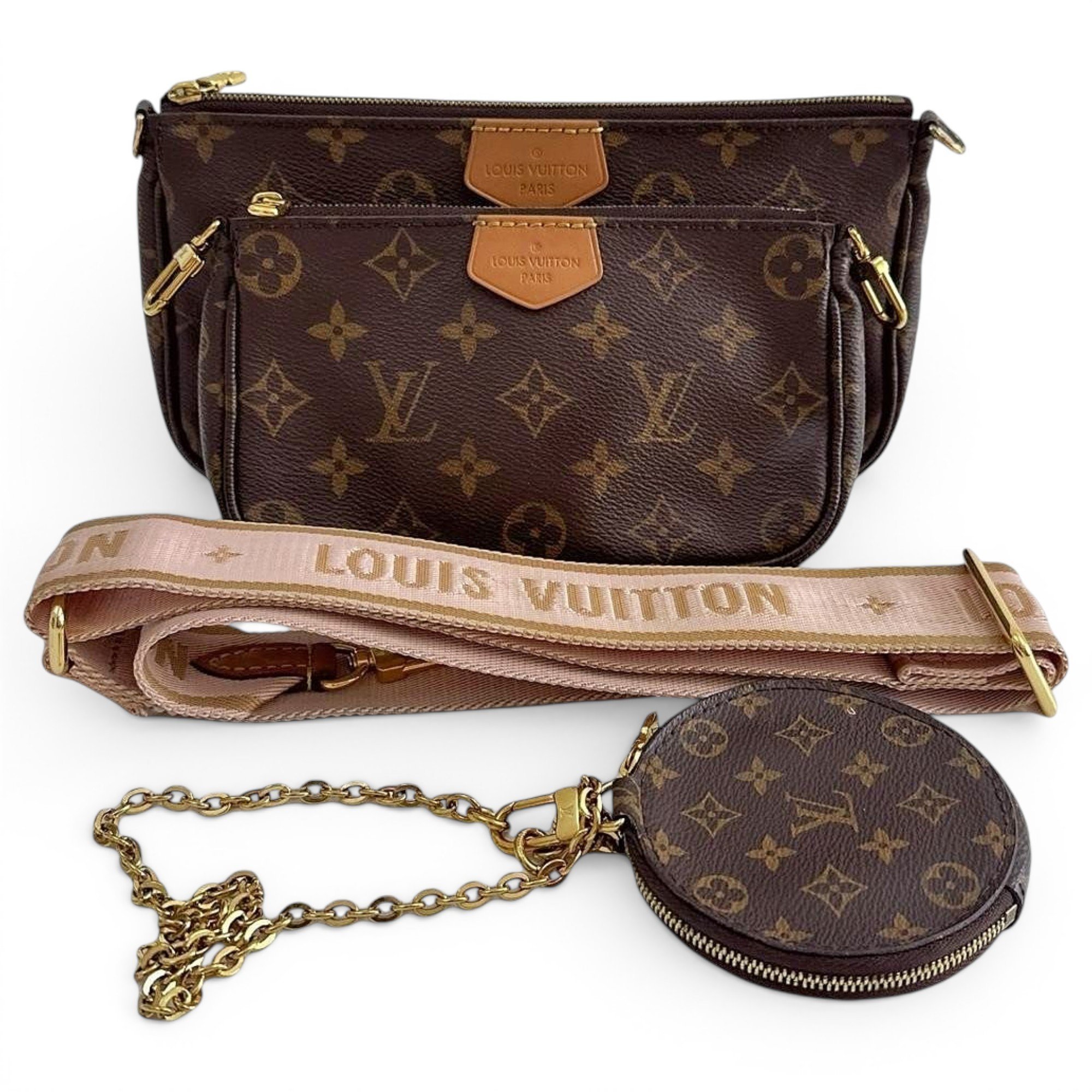Multi Pochette Accessoires leather handbag