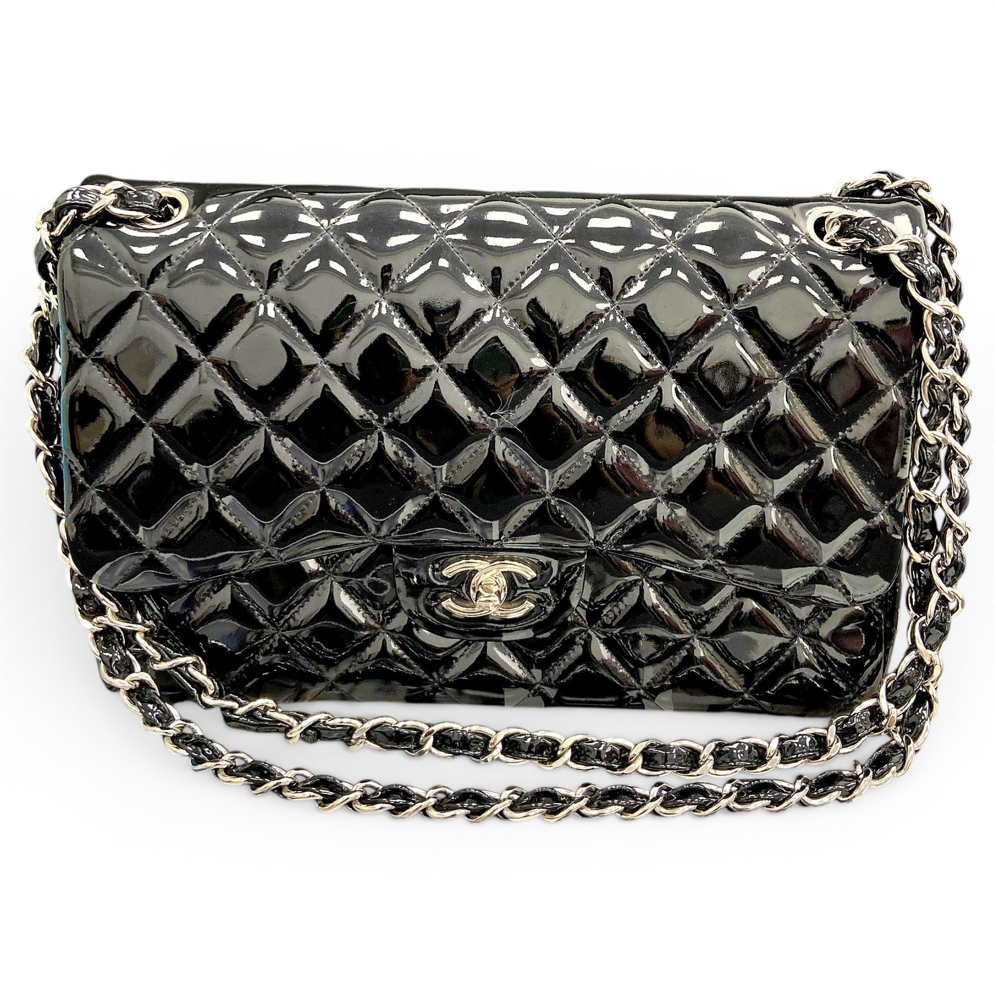 Timeless/Classique patent leather handbag