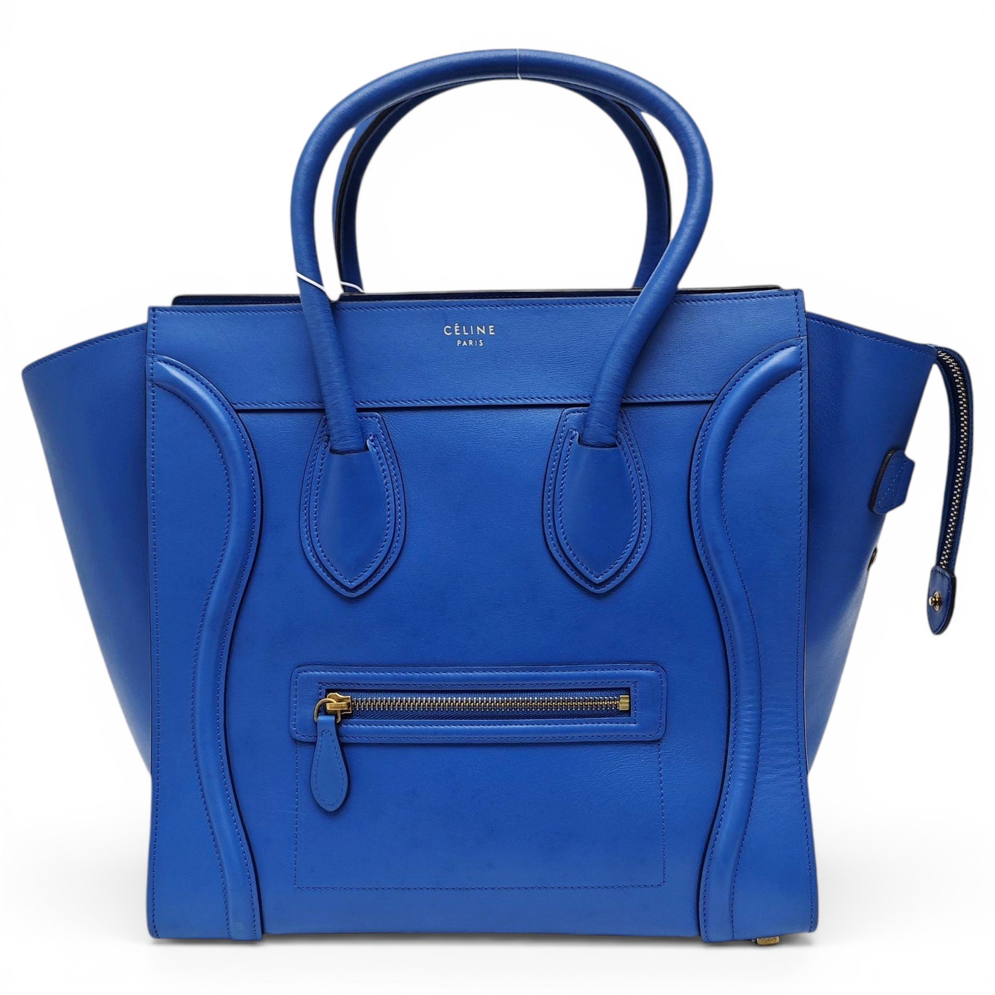Luggage leather tote