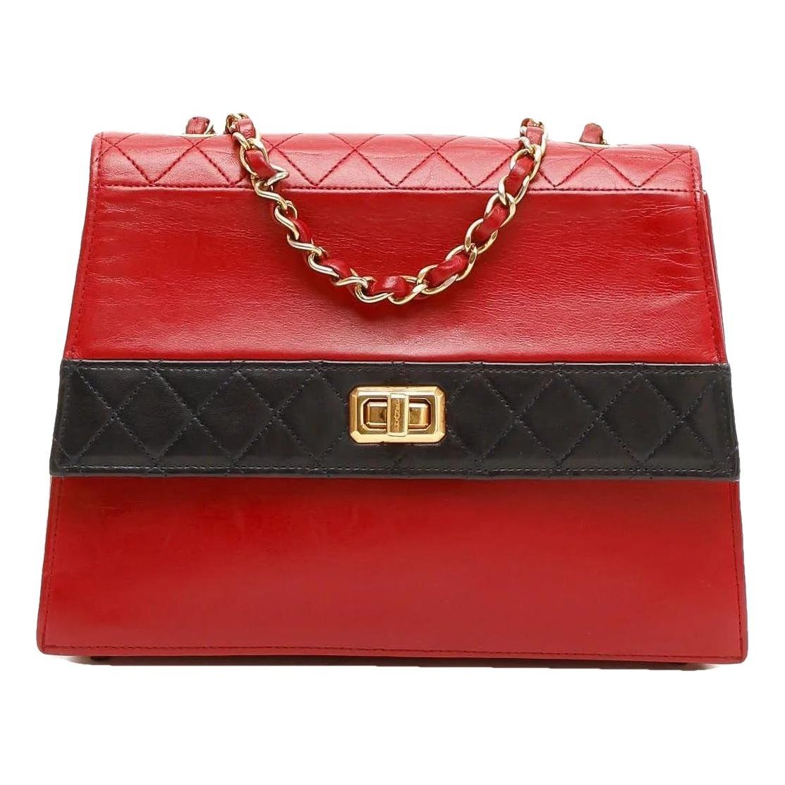 Patent leather handbag