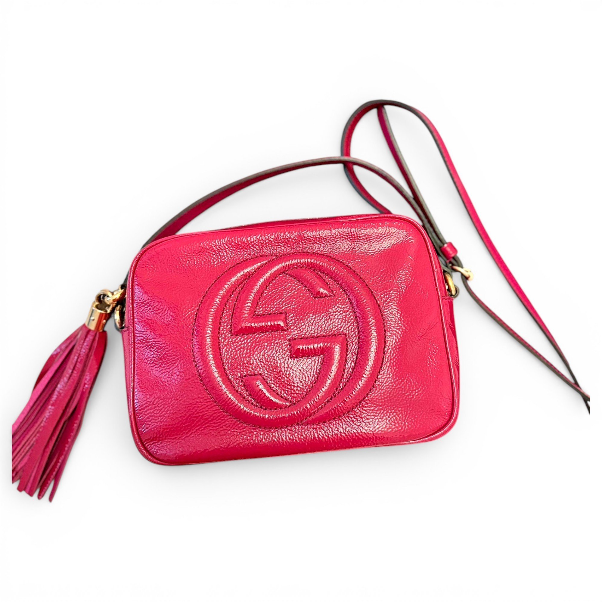 Soho patent leather crossbody bag