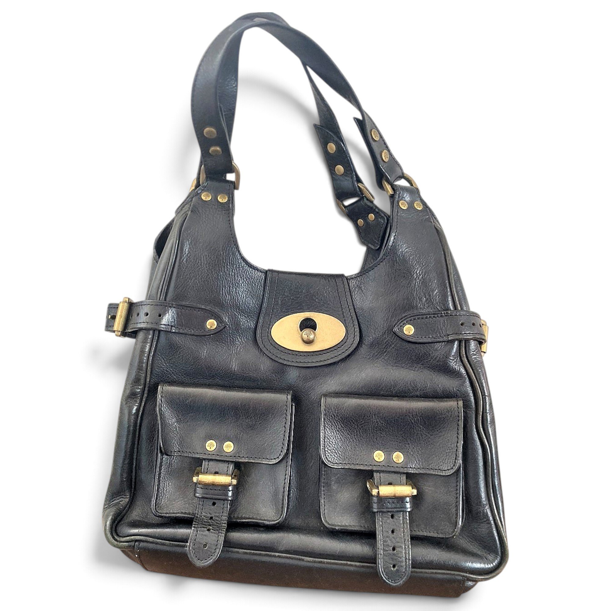 Leather handbag
