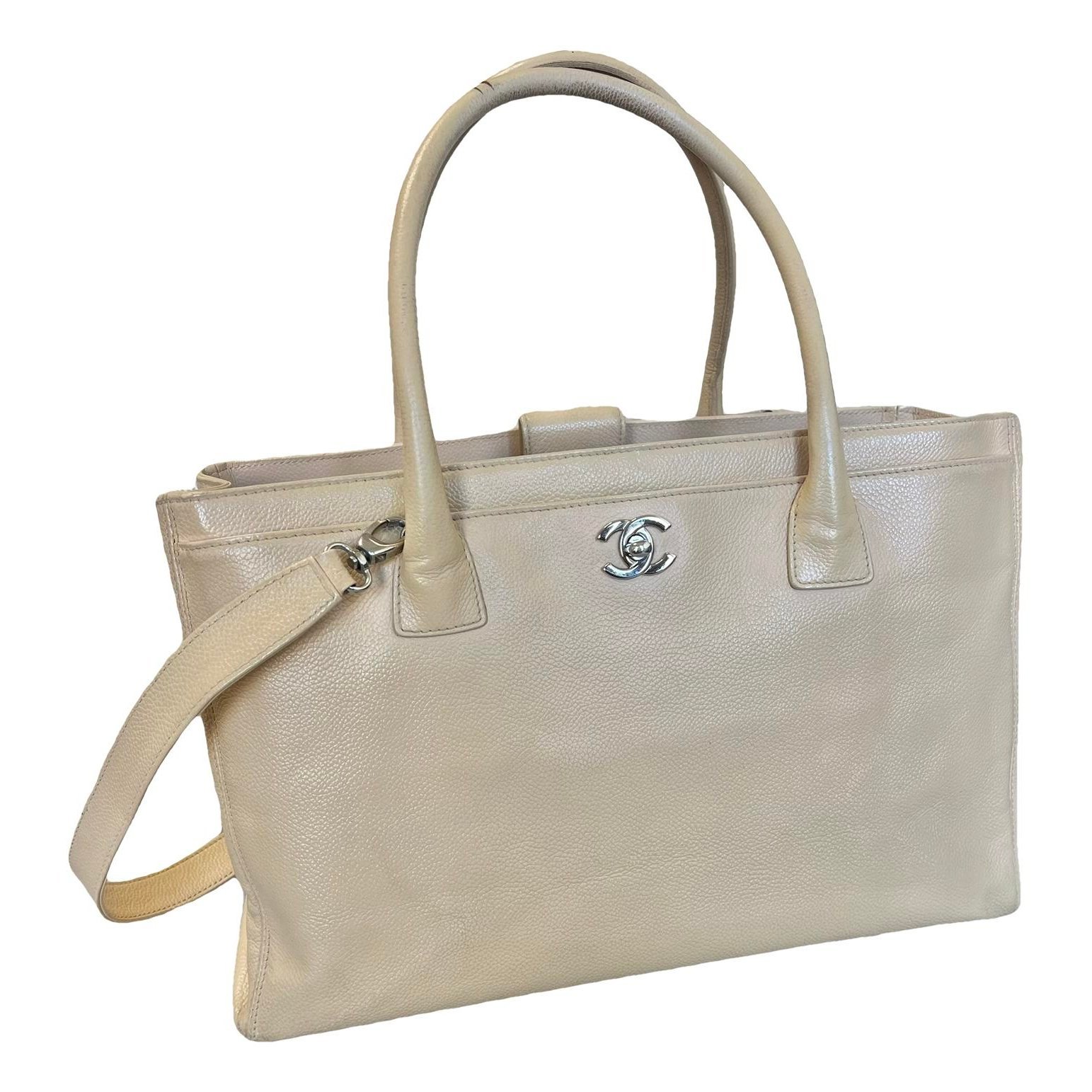 Executive leather tote