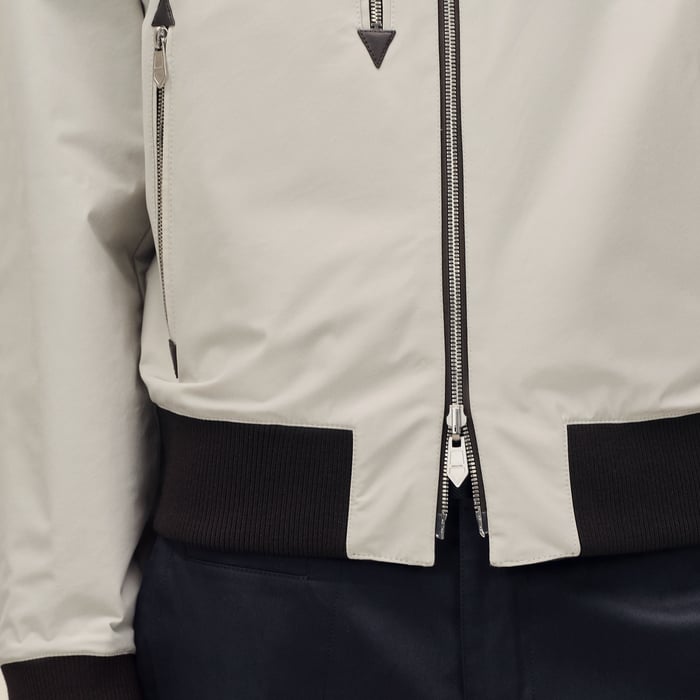 Ébène Reversible Rib-trim Jacket