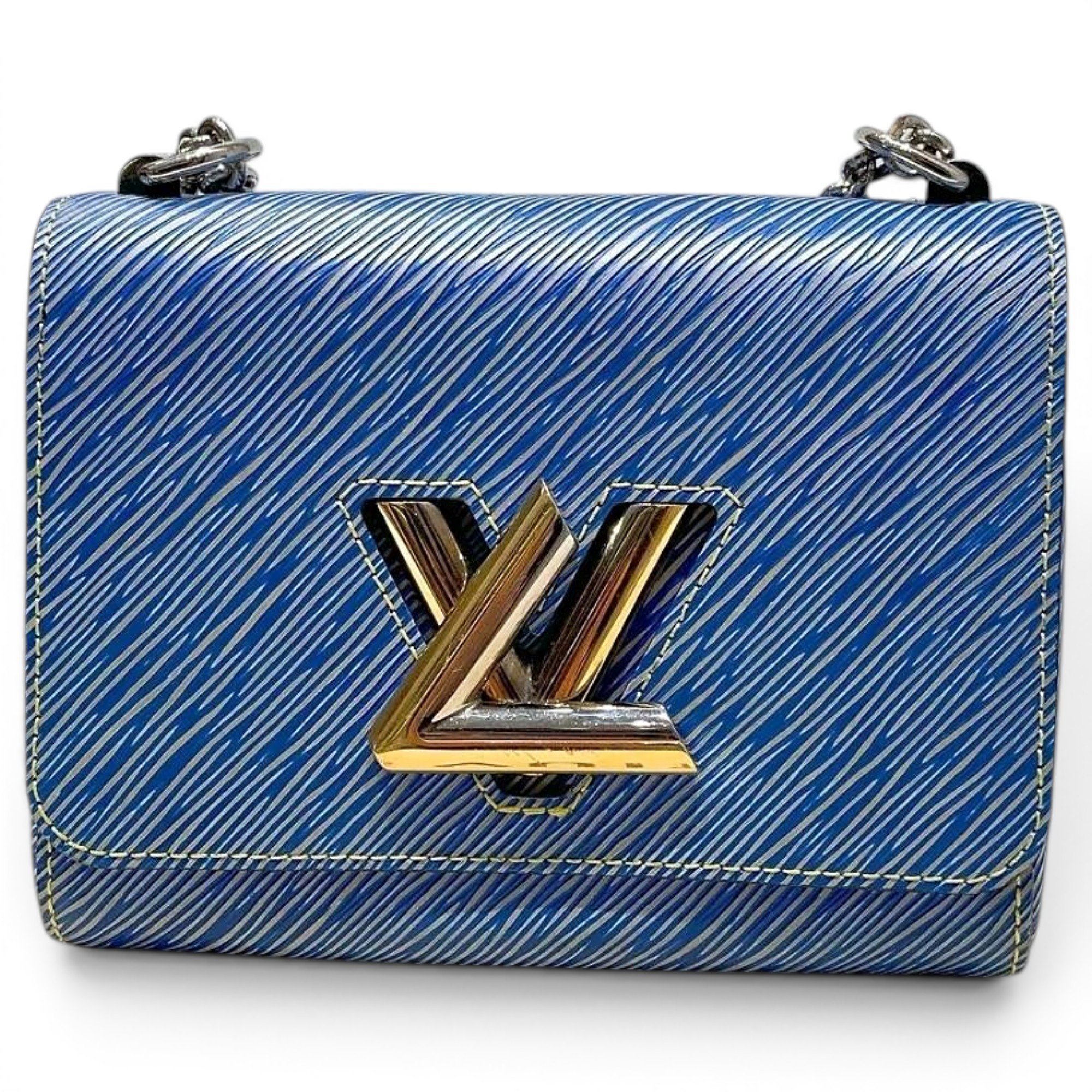 Twist leather handbag