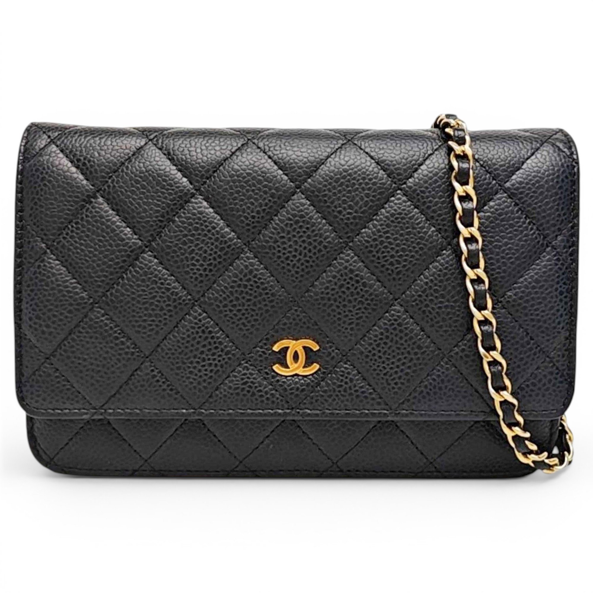 Wallet On Chain Timeless/Classique leather crossbody bag