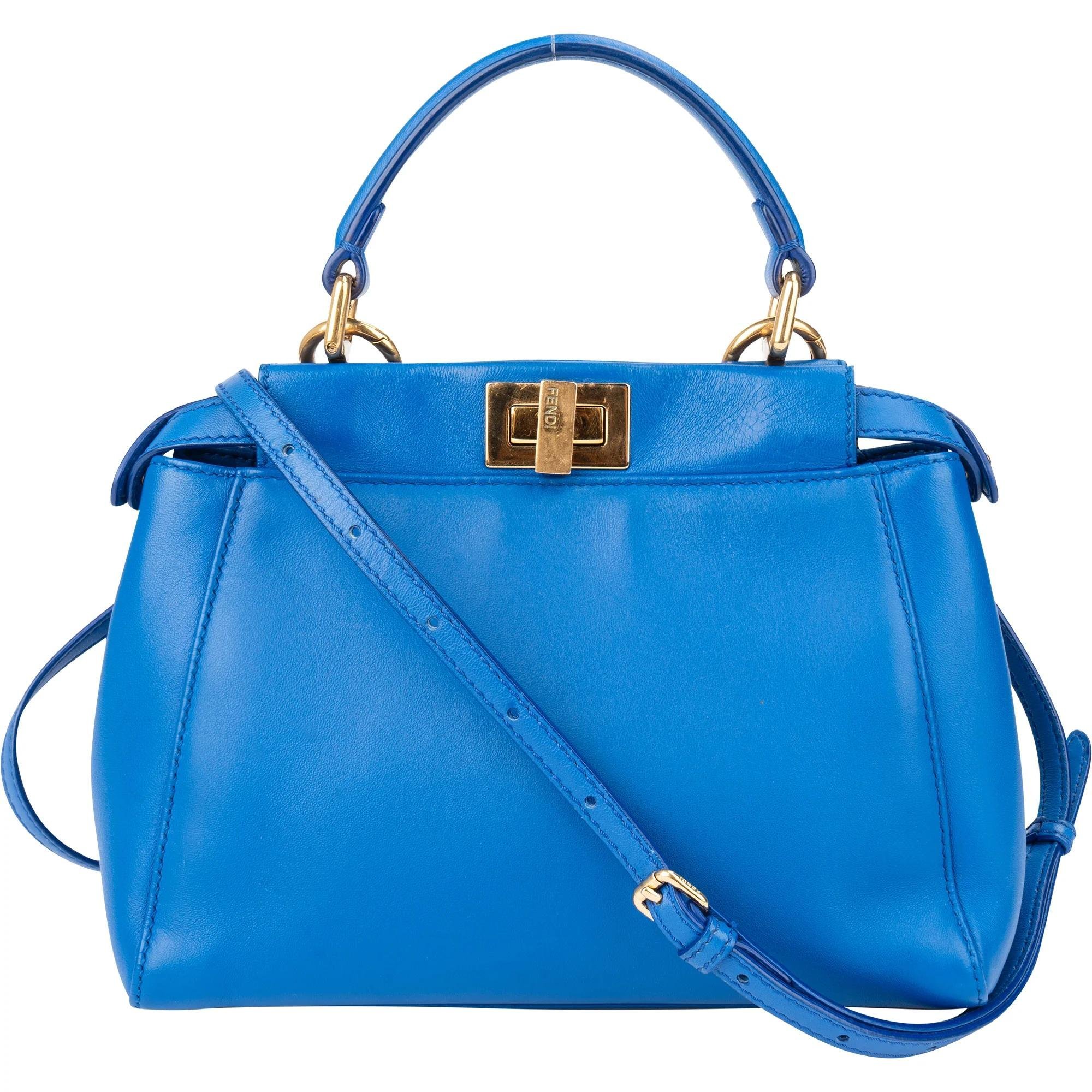 Peekaboo leather handbag