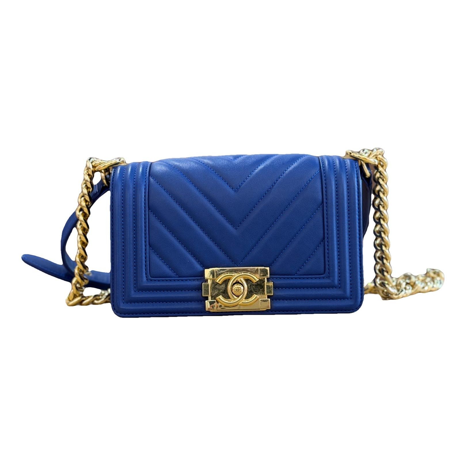 Boy leather crossbody bag