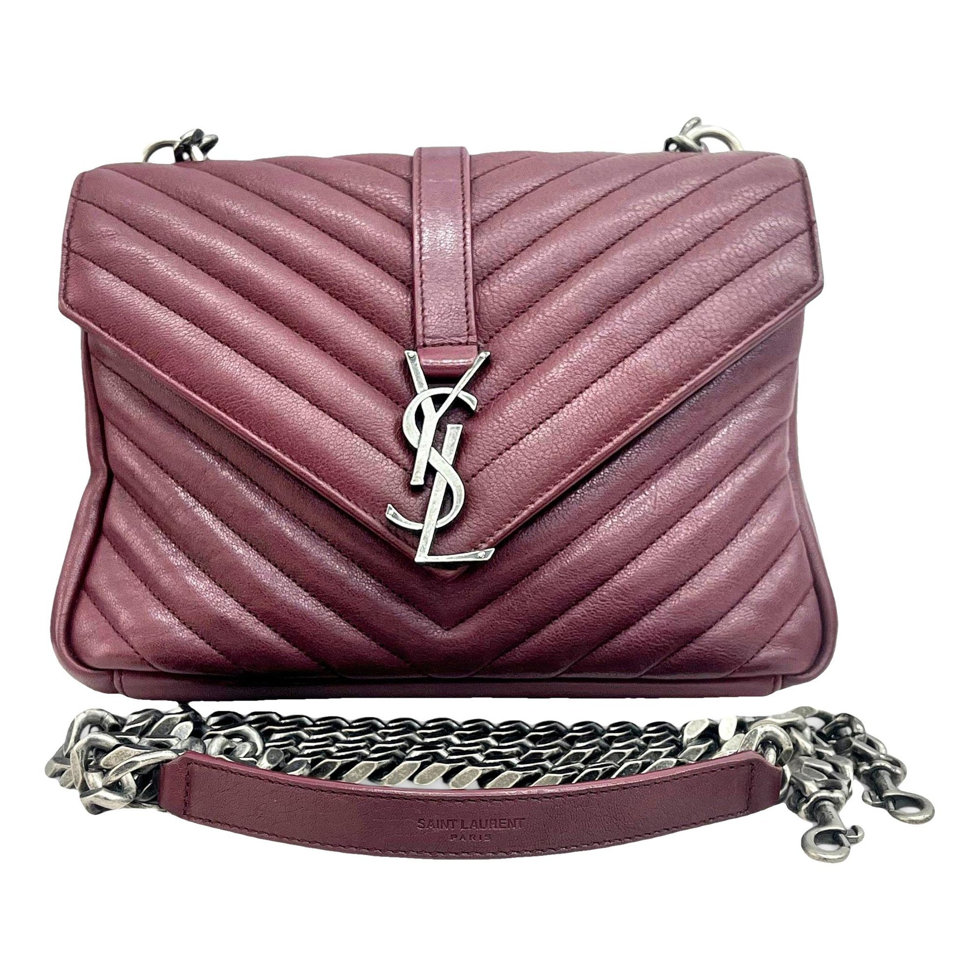 Collége monogramme leather handbag
