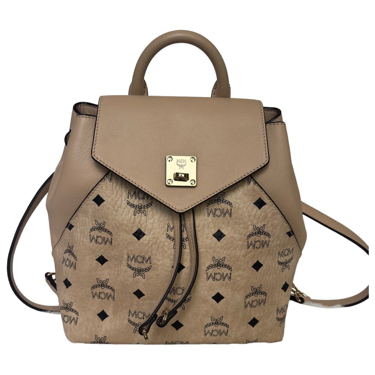 Patent leather handbag