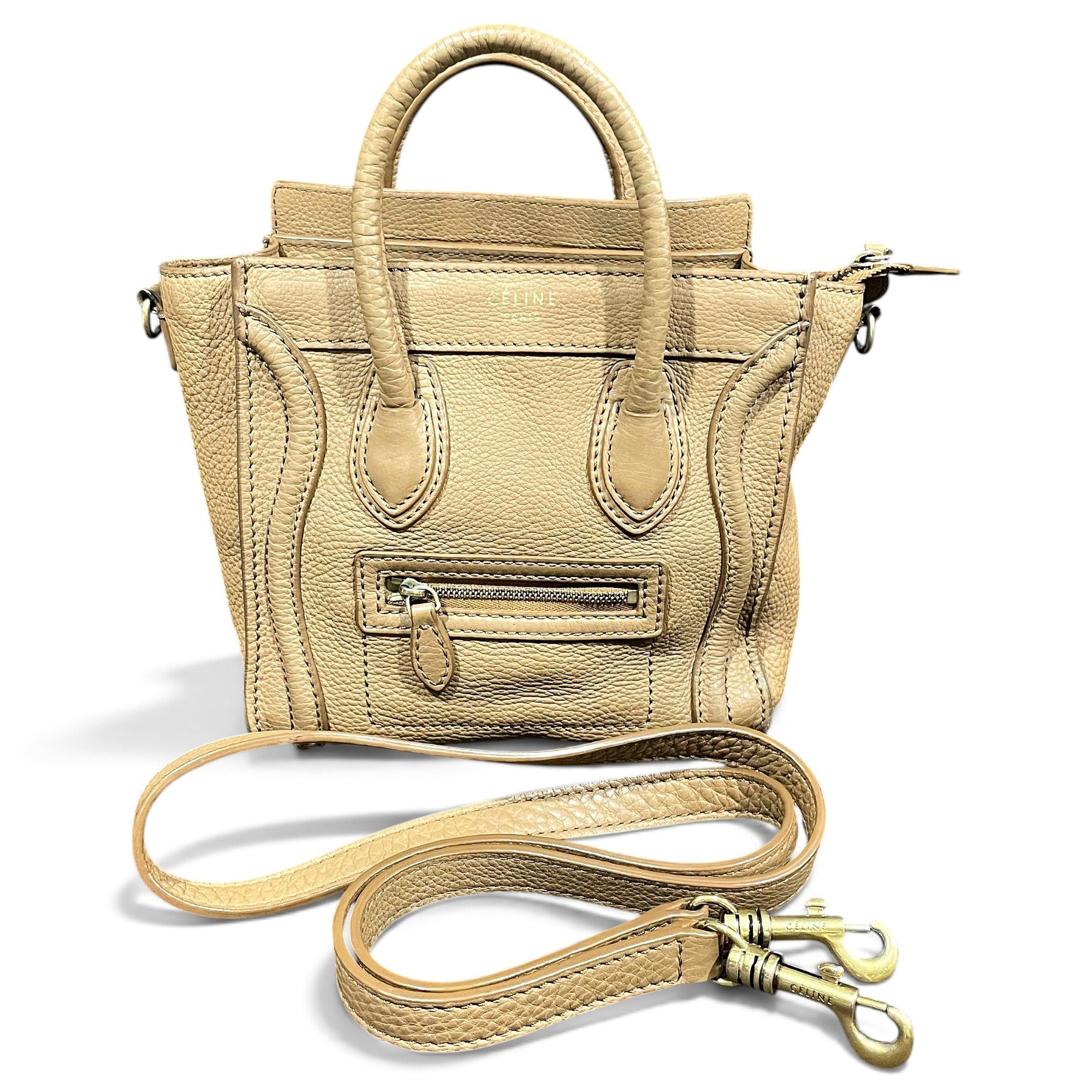 Nano Luggage leather handbag