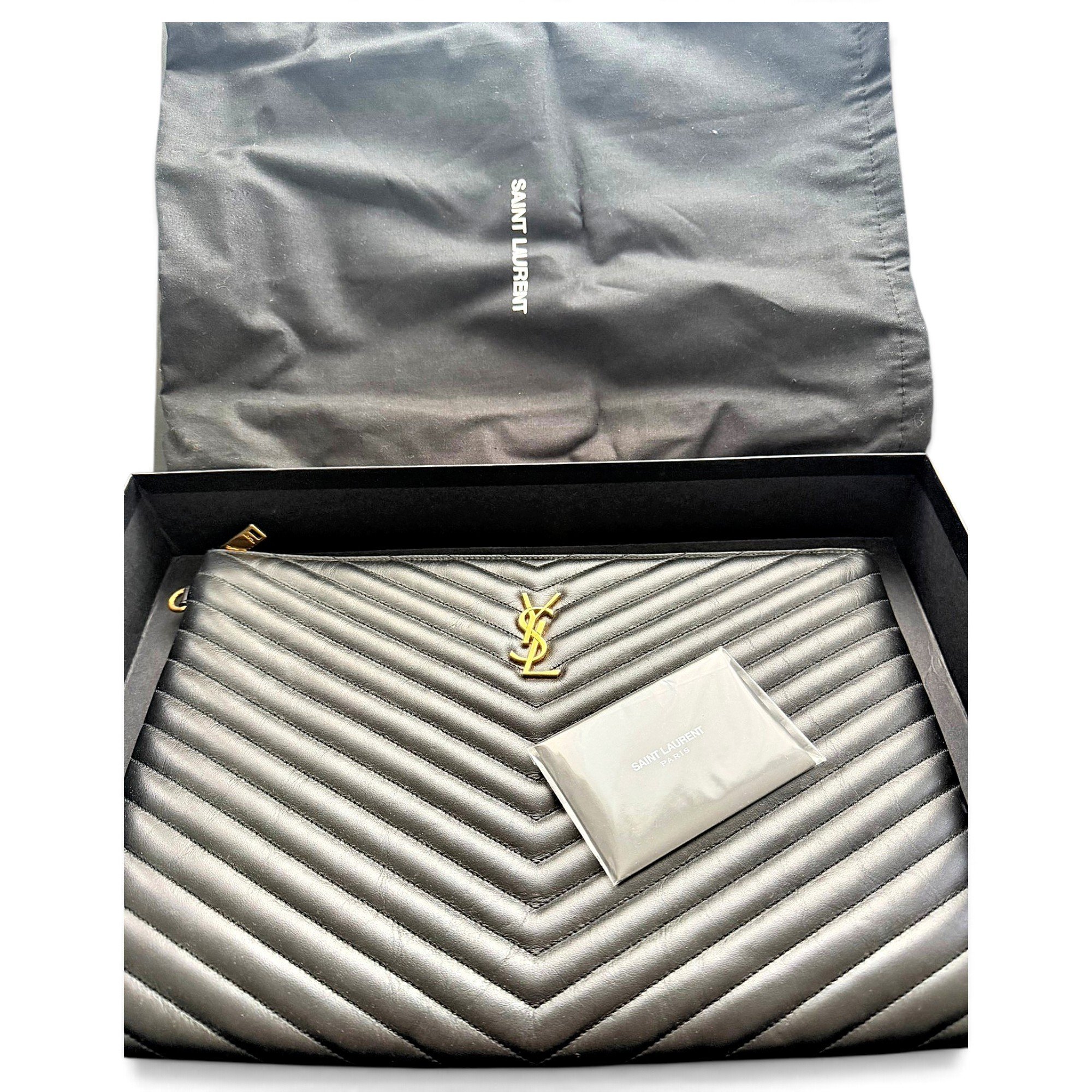 Saint Laurent Leather clutch bag