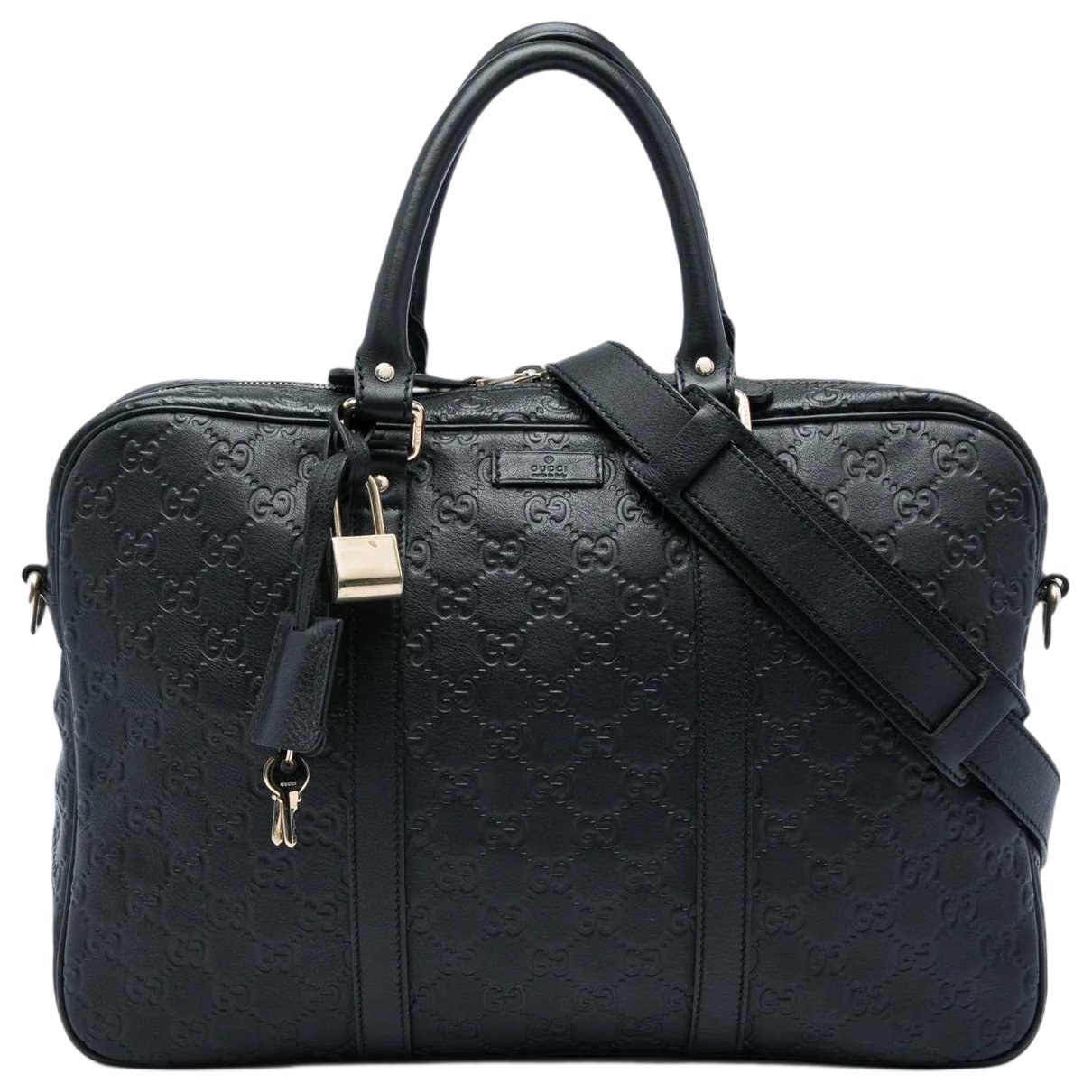 Gucci B leather bag