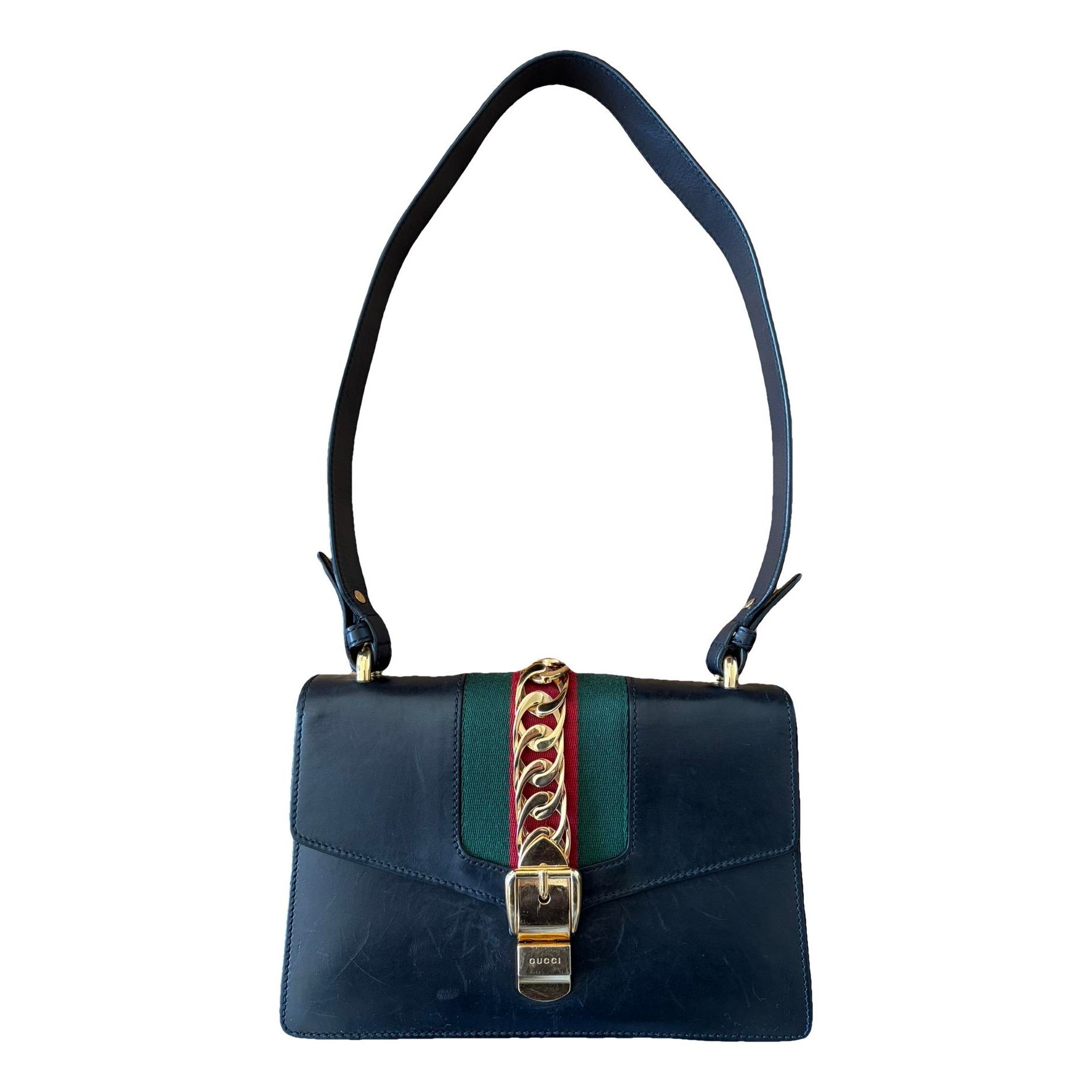 Sylvie patent leather handbag