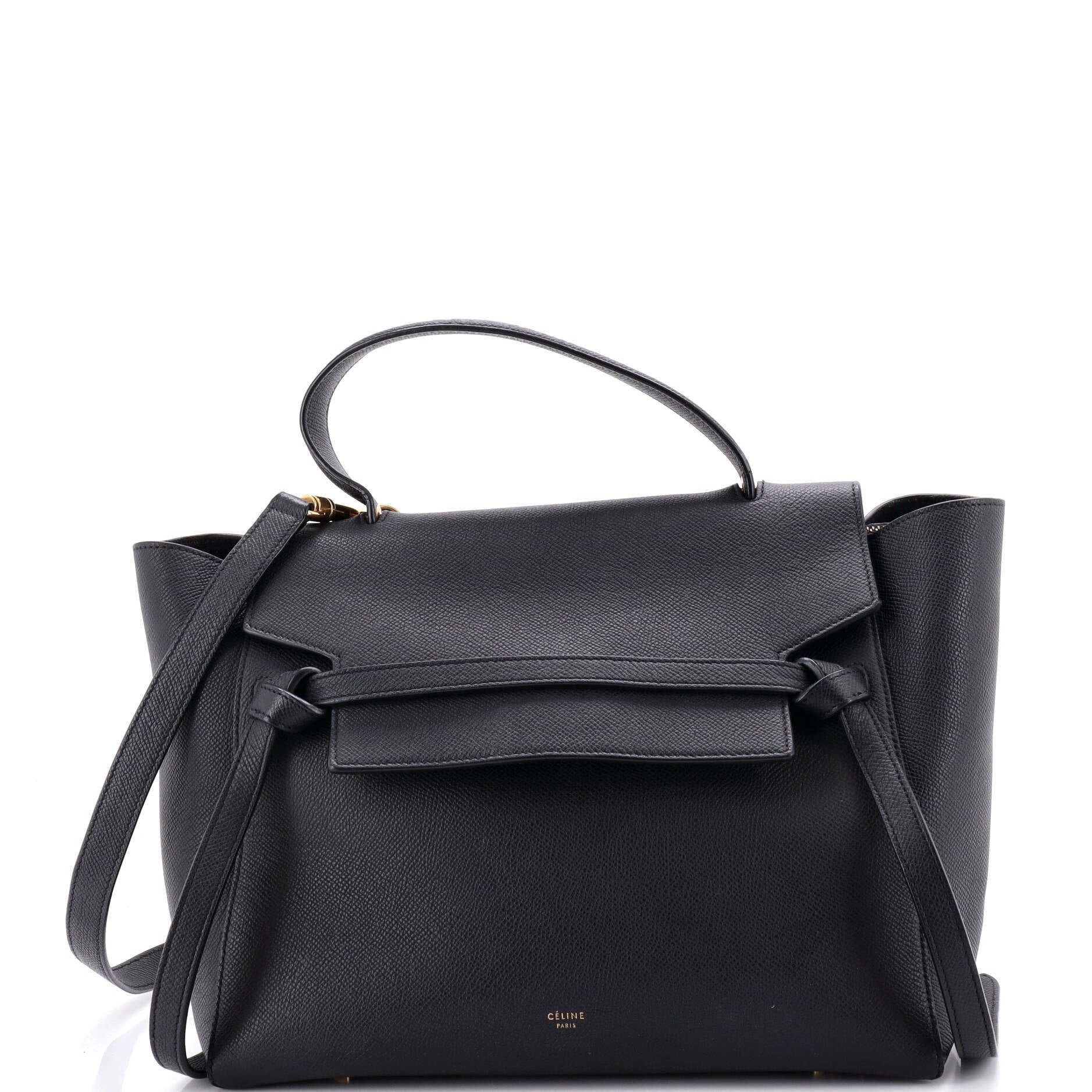 Belt leather handbag