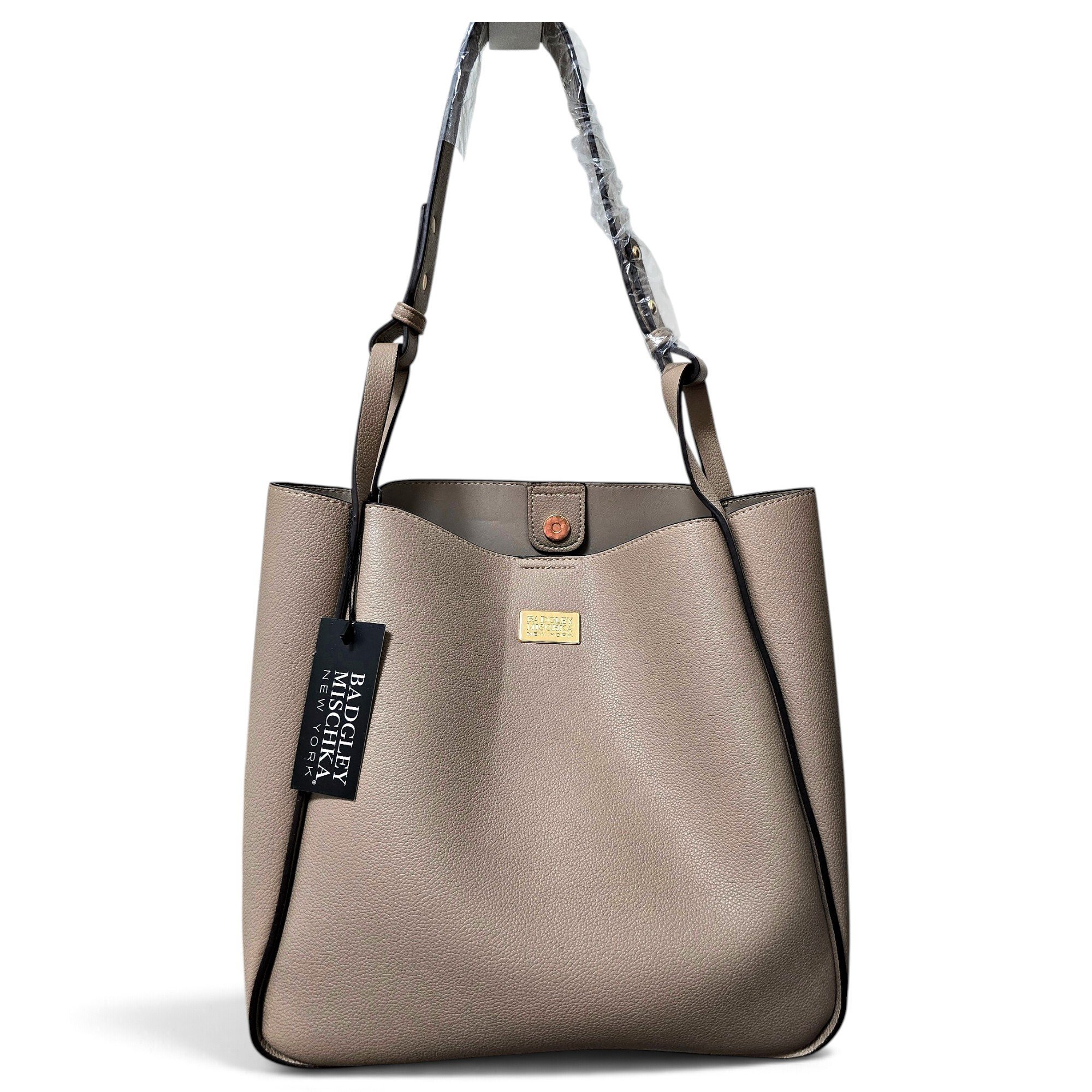 Badgley Mischka Vegan leather tote