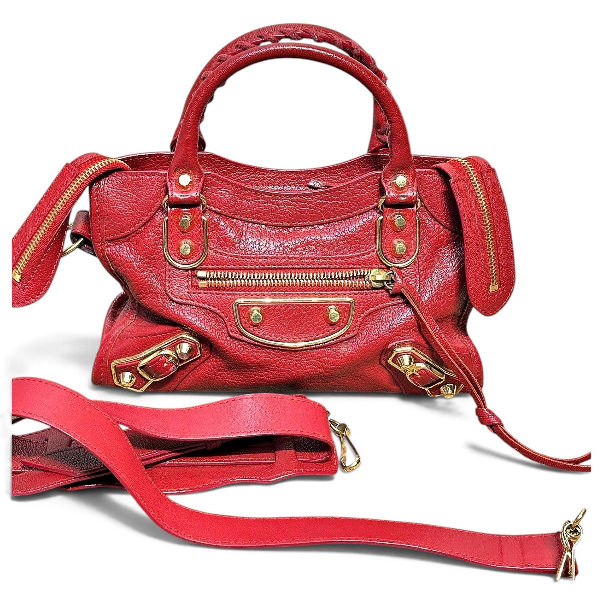 Leather handbag