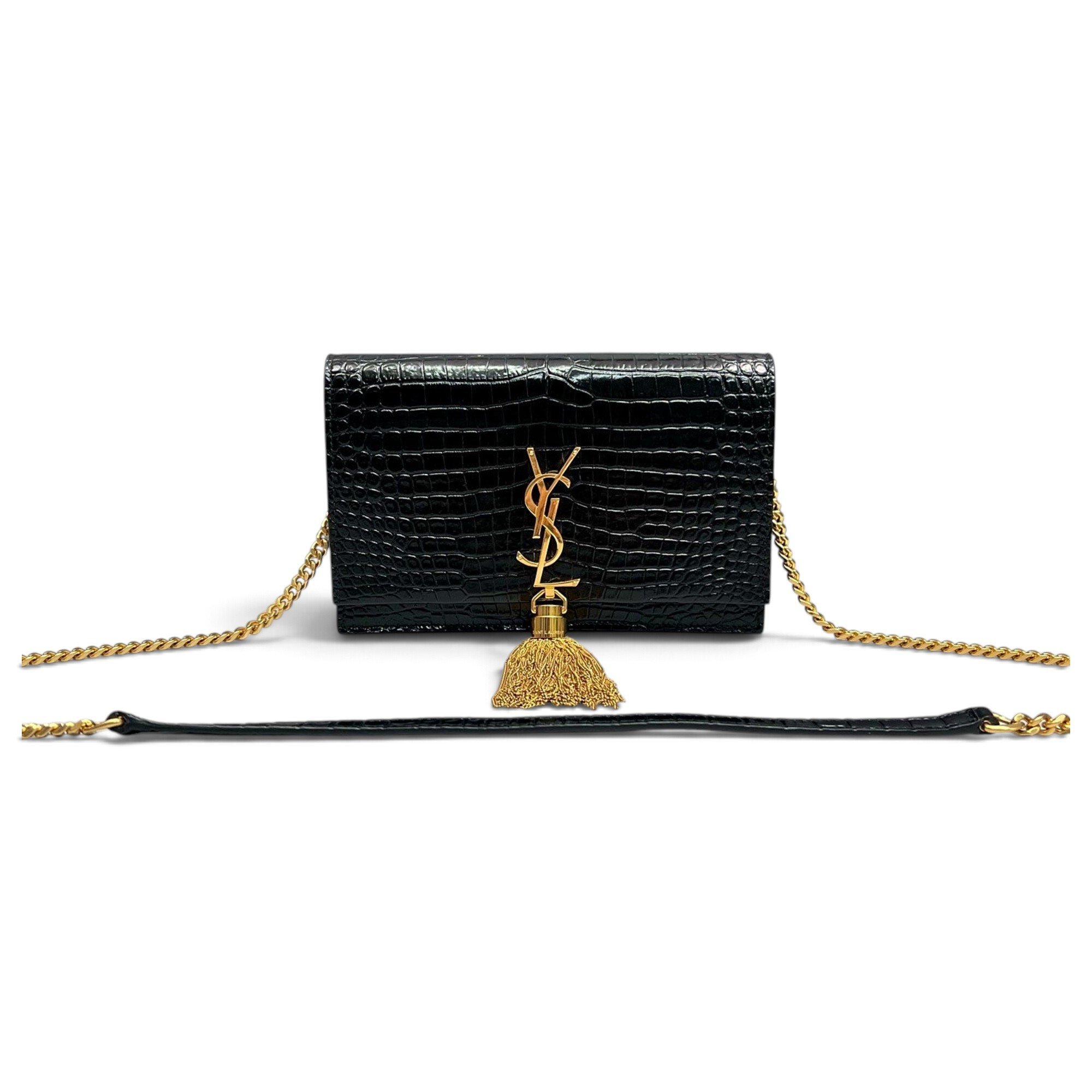 Pompom Kate leather crossbody bag