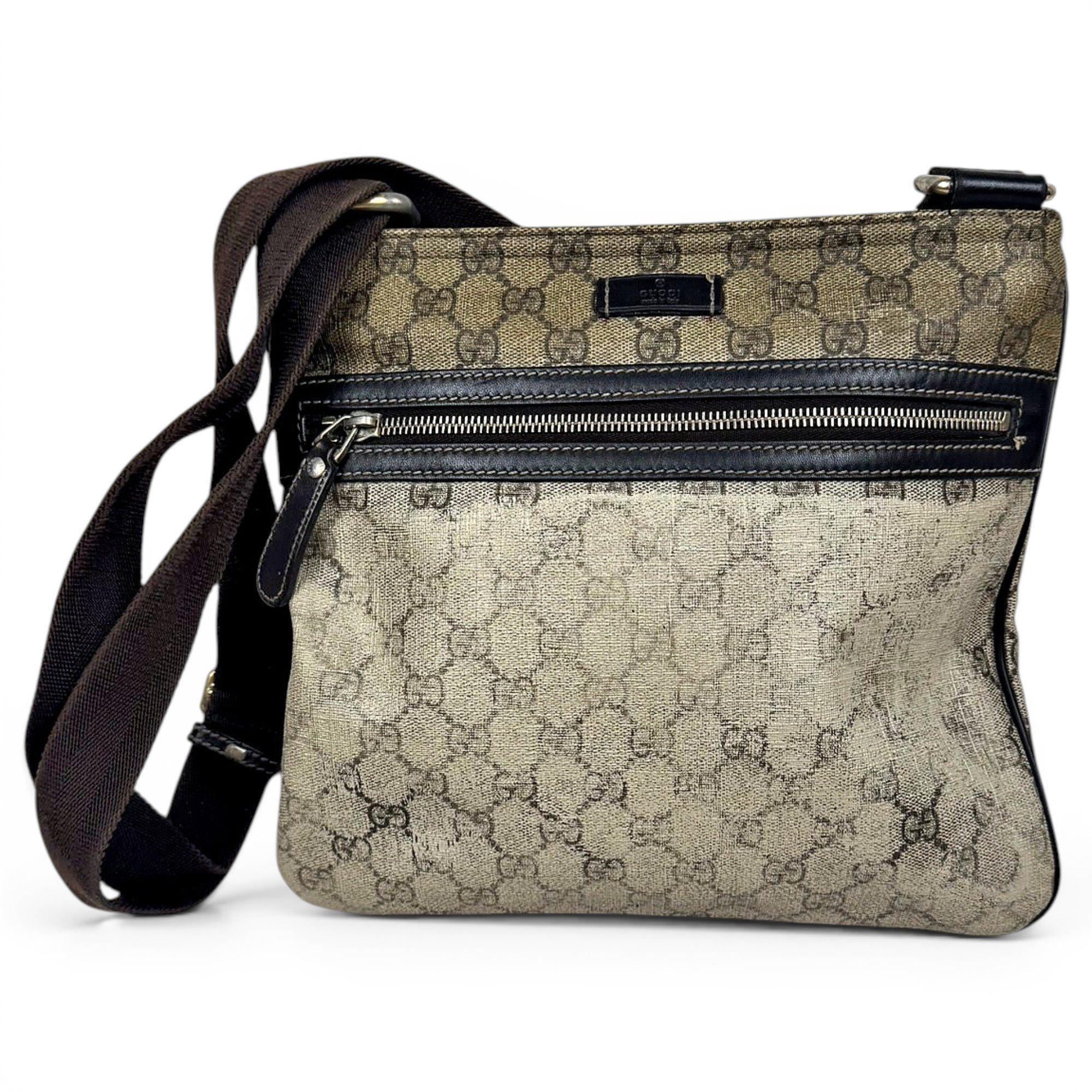 Leather crossbody bag