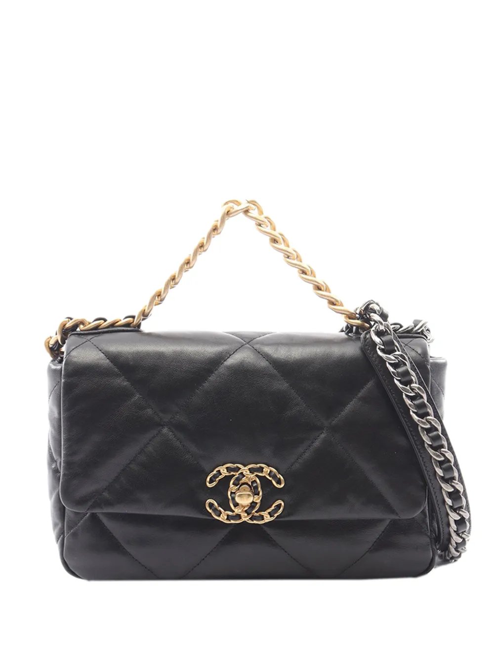 2020 Medium Lambskin 19 Flap satchel