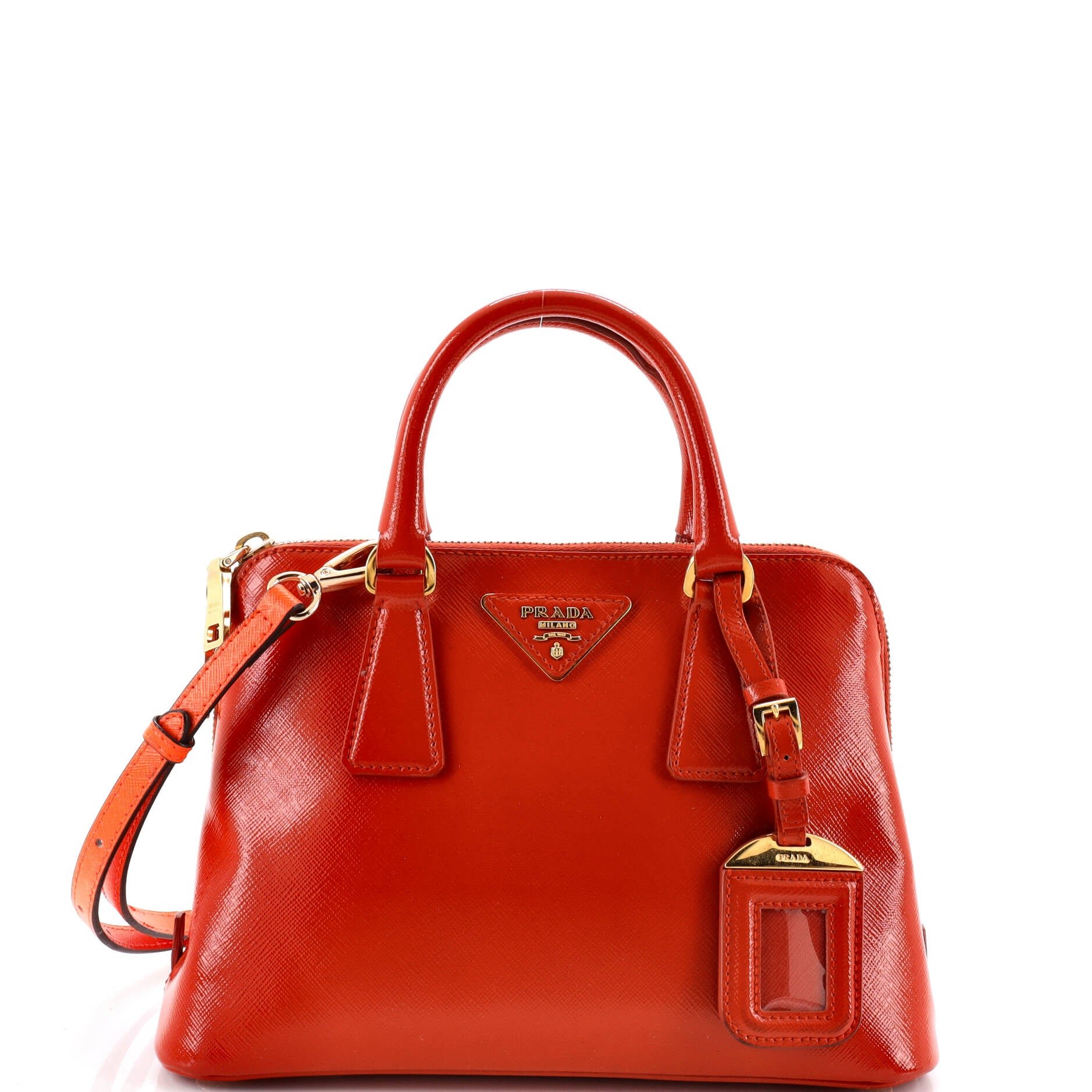 Promenade Bag Vernice Saffiano Leather Small