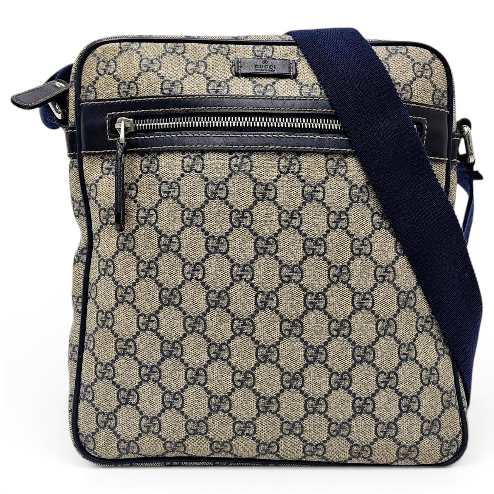 Ophidia GG Supreme leather handbag