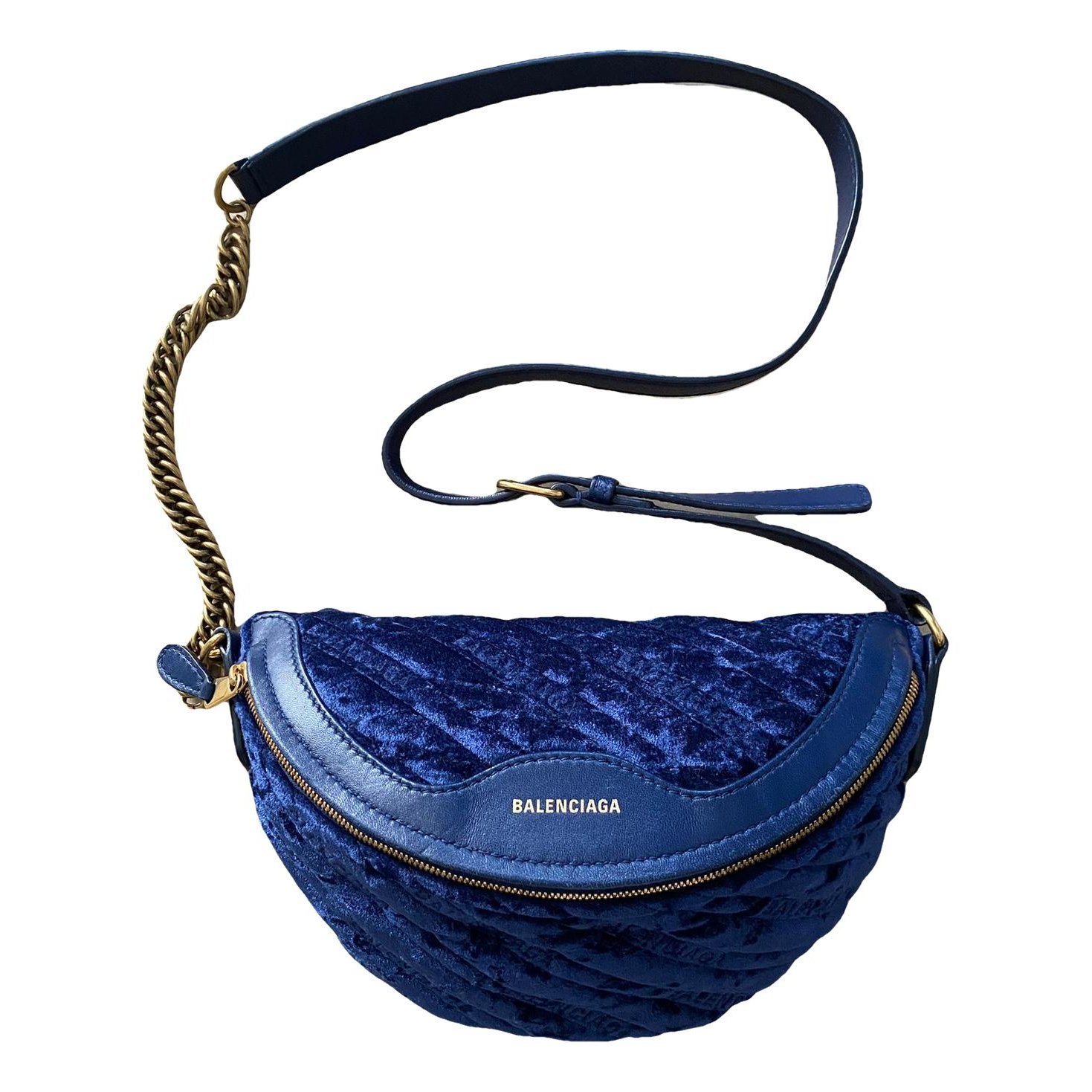 Souvenir XS velvet crossbody bag