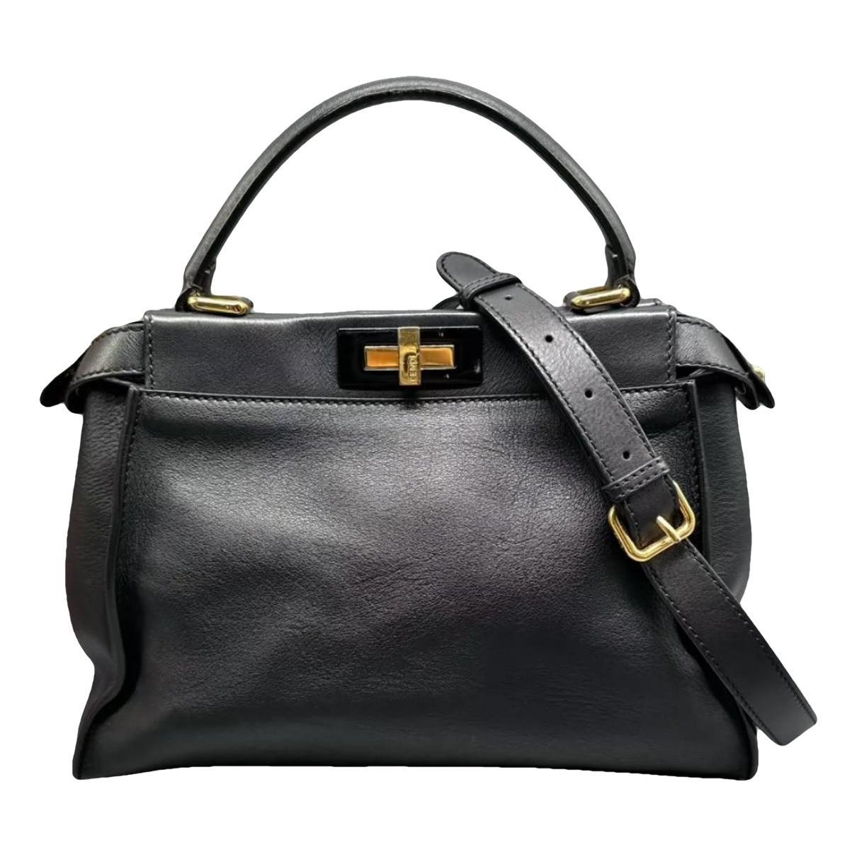 Peekaboo leather handbag